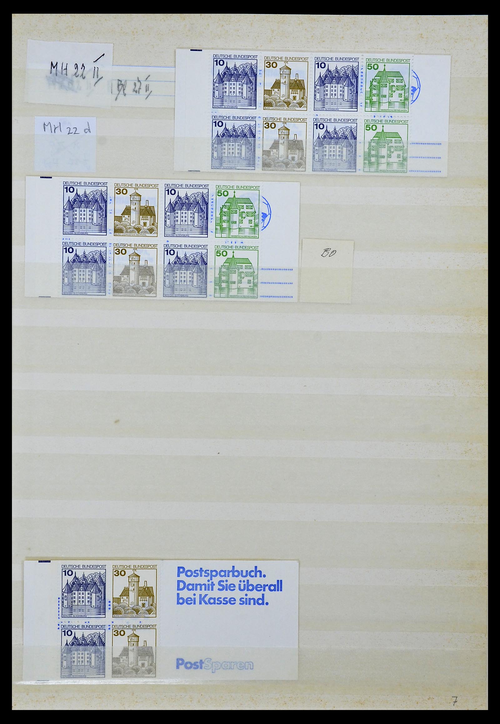 34495 100 - Stamp Collection 34495 Germany stamp booklets 1946-2006.