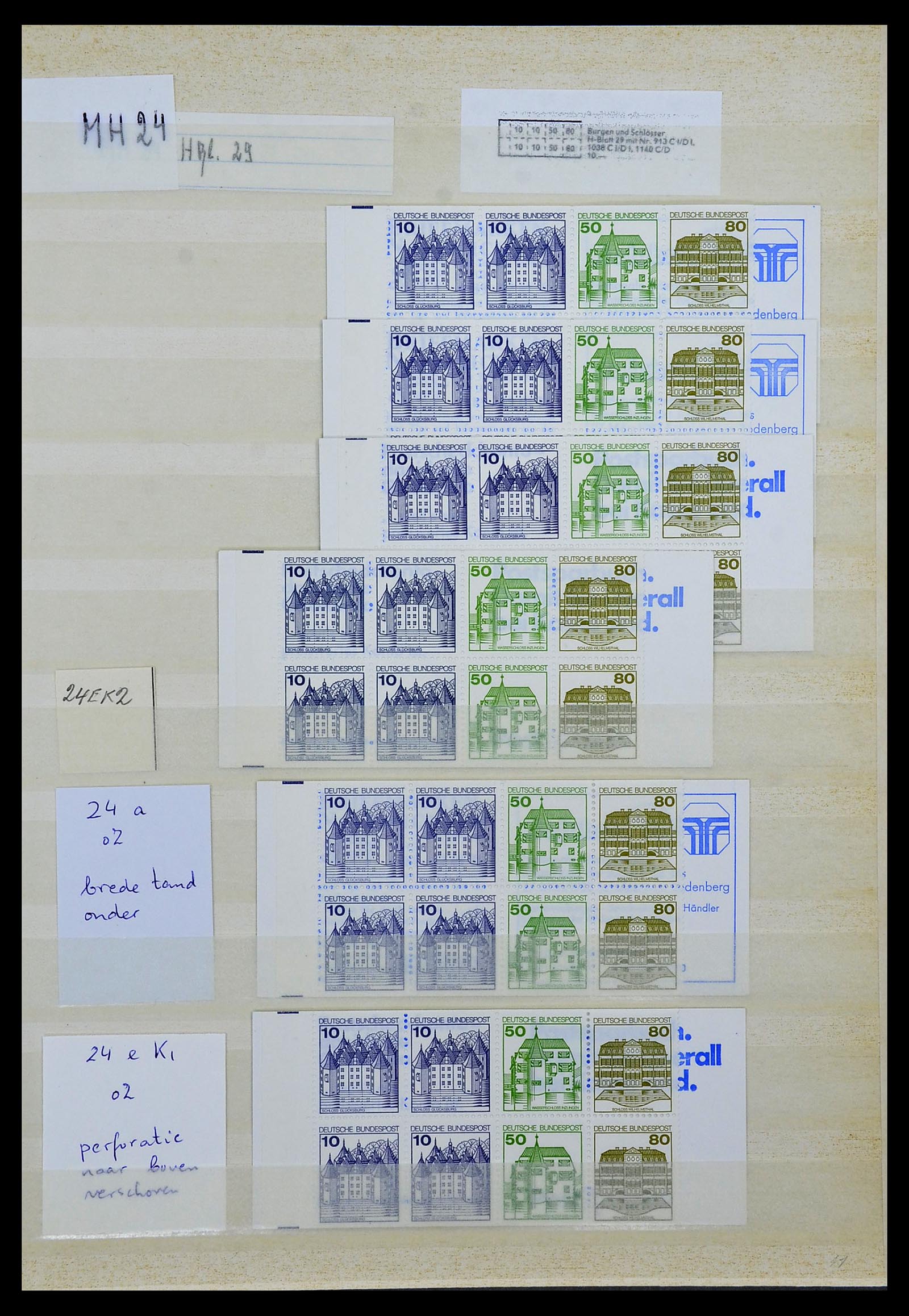 34495 104 - Stamp Collection 34495 Germany stamp booklets 1946-2006.