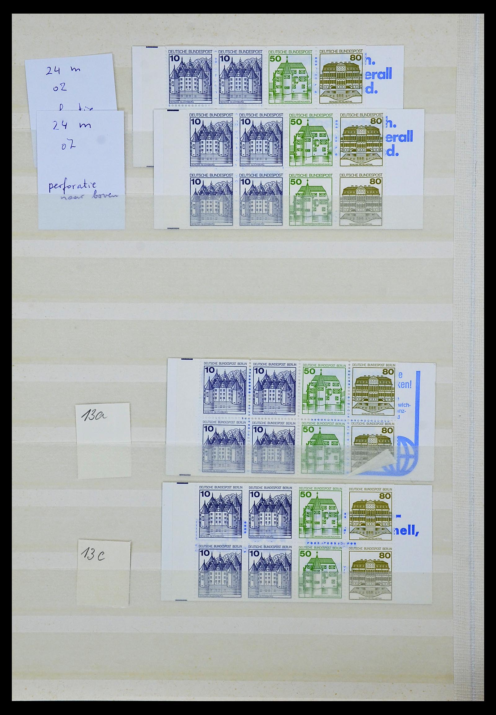34495 105 - Stamp Collection 34495 Germany stamp booklets 1946-2006.