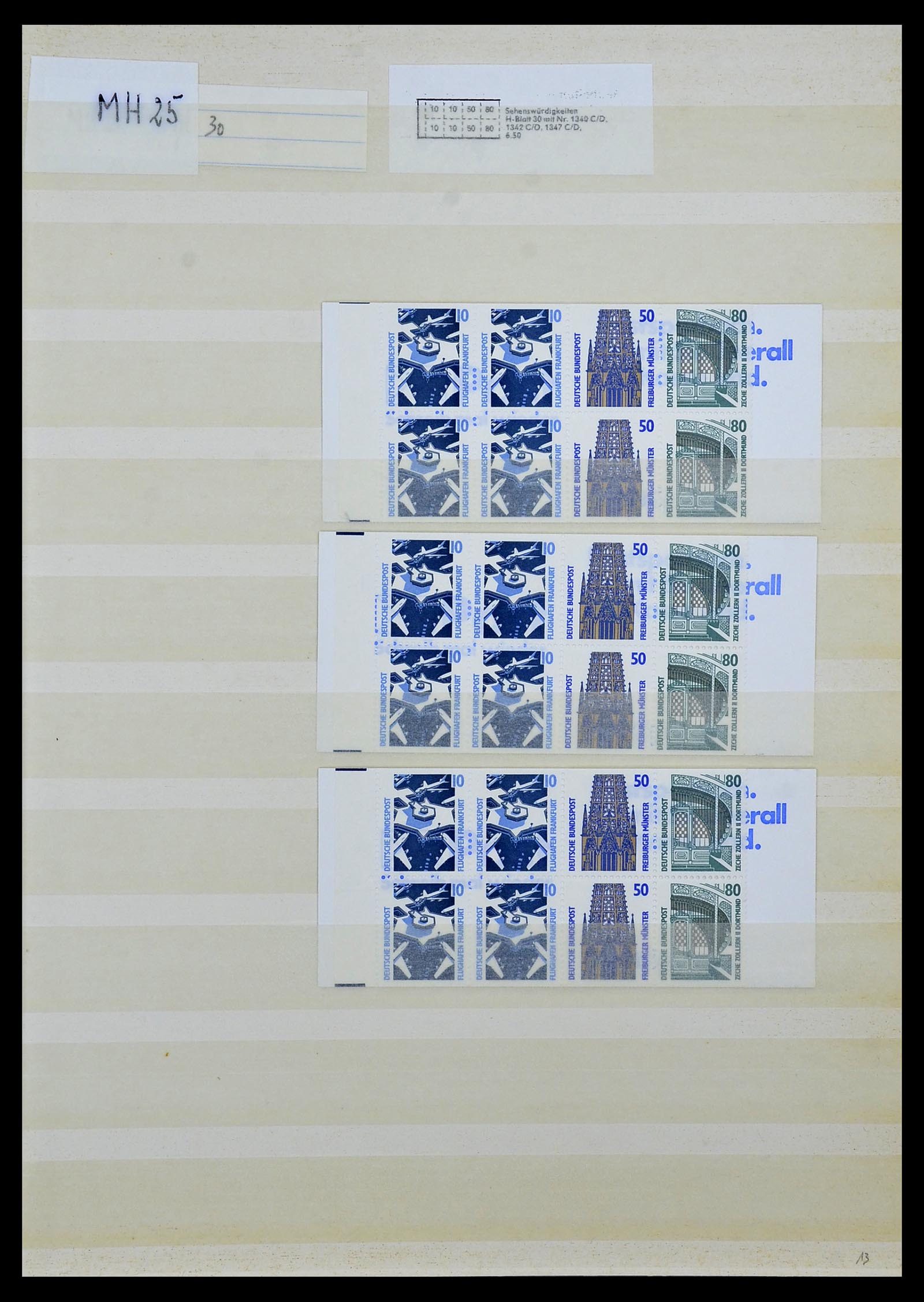 34495 106 - Postzegelverzameling 34495 Duitsland postzegelboekjes 1946-2006.