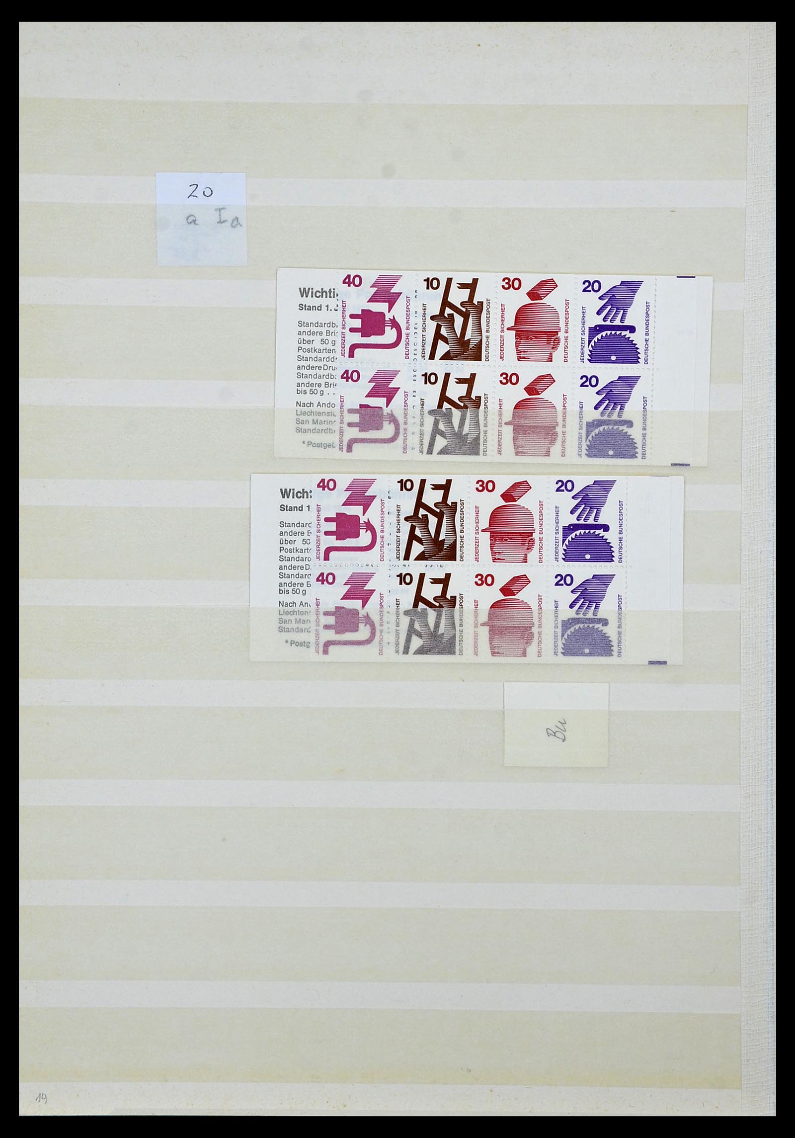 34495 107 - Postzegelverzameling 34495 Duitsland postzegelboekjes 1946-2006.