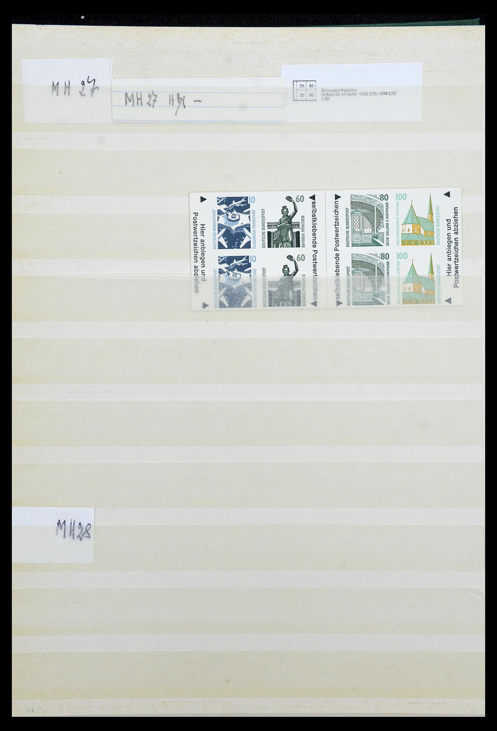 34495 109 - Postzegelverzameling 34495 Duitsland postzegelboekjes 1946-2006.