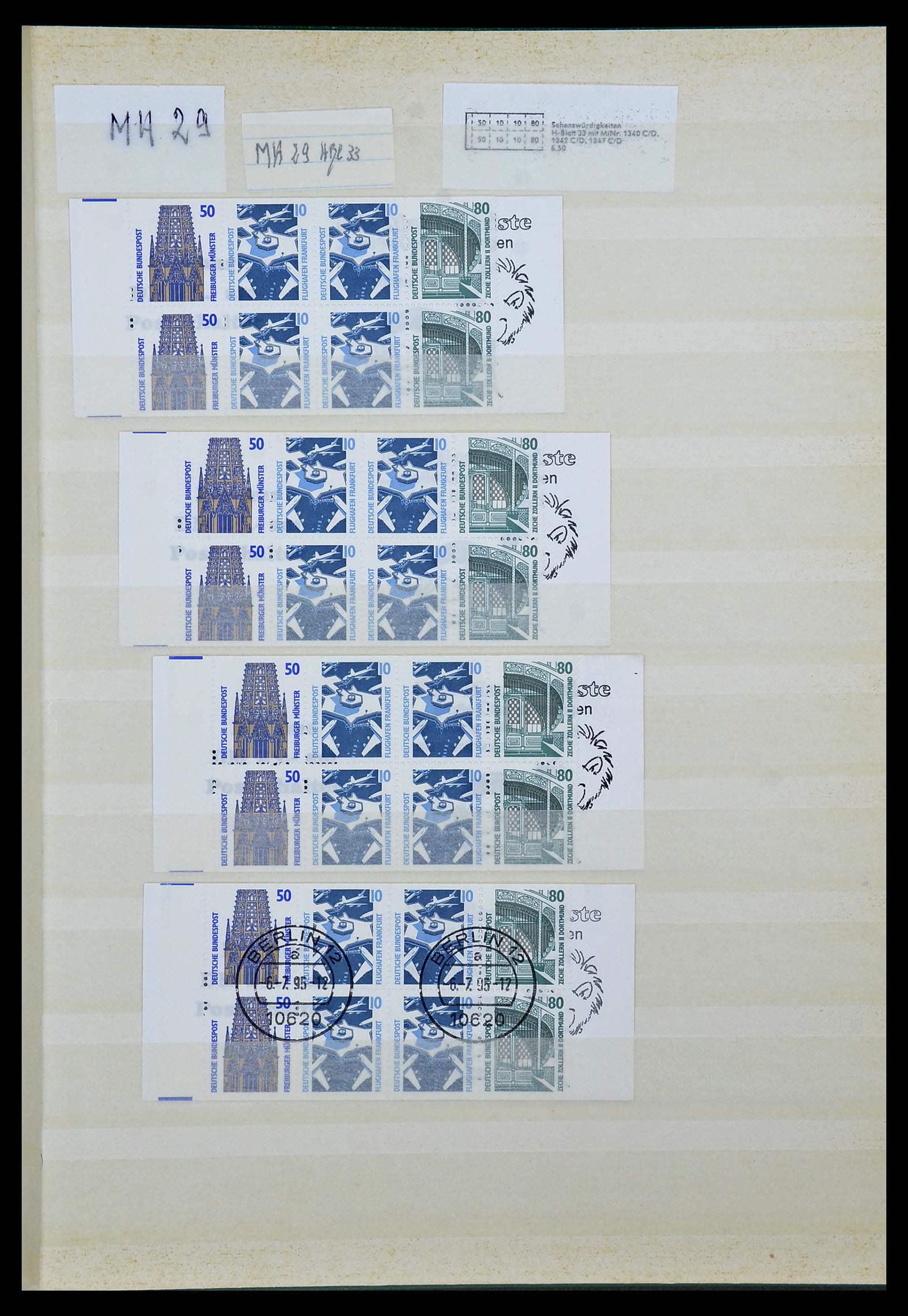 34495 110 - Postzegelverzameling 34495 Duitsland postzegelboekjes 1946-2006.