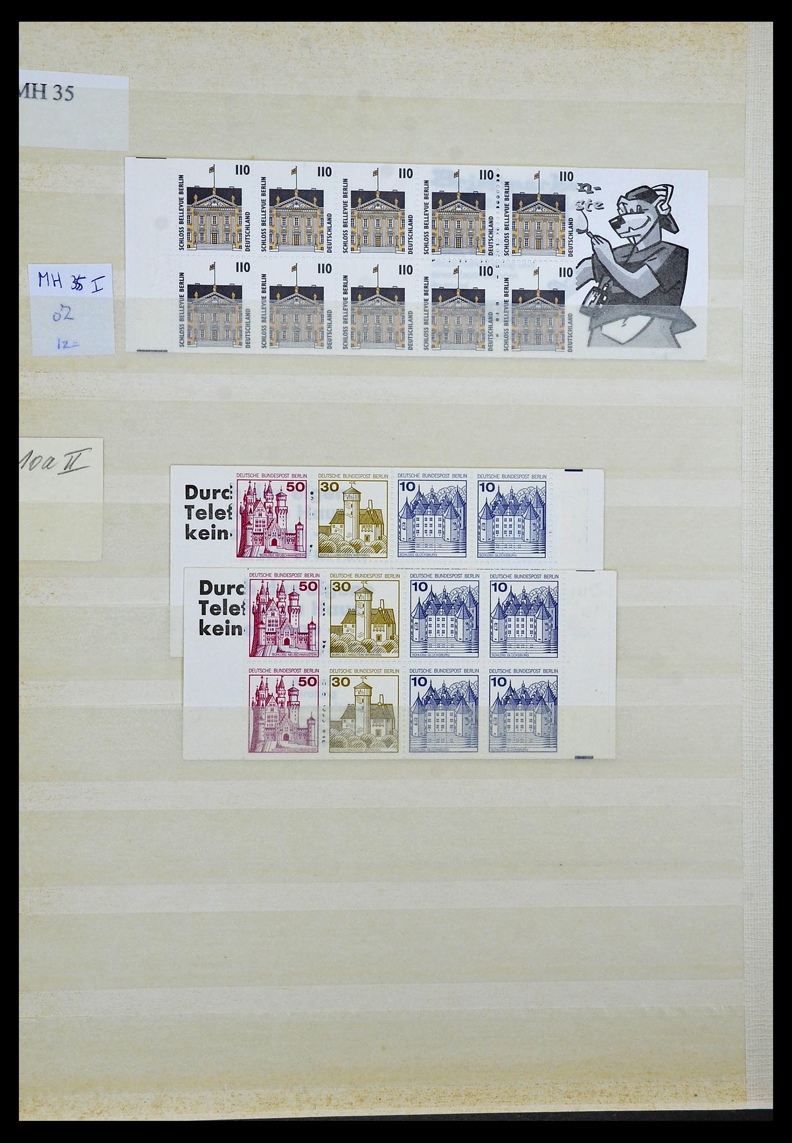 34495 115 - Stamp Collection 34495 Germany stamp booklets 1946-2006.