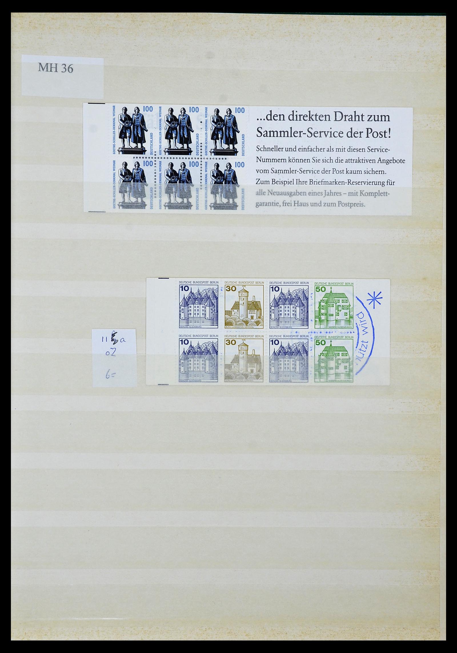 34495 116 - Stamp Collection 34495 Germany stamp booklets 1946-2006.