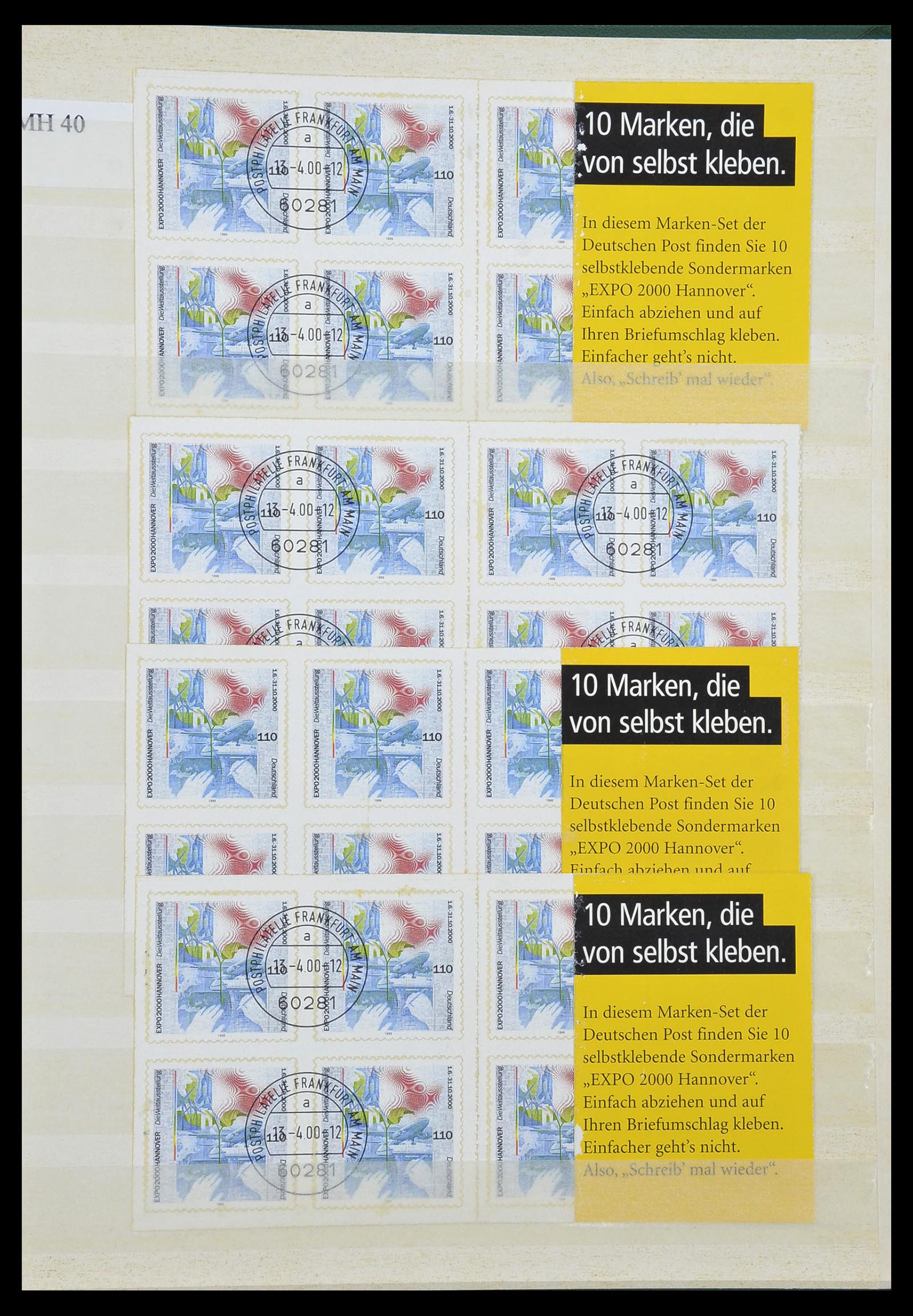 34495 119 - Stamp Collection 34495 Germany stamp booklets 1946-2006.