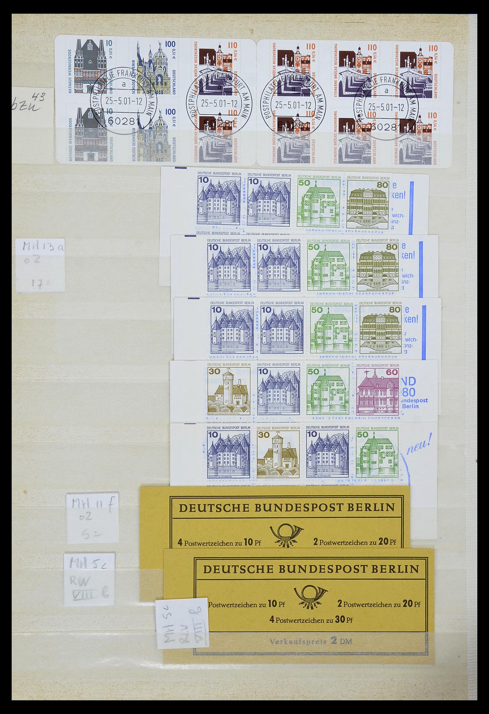 34495 123 - Postzegelverzameling 34495 Duitsland postzegelboekjes 1946-2006.