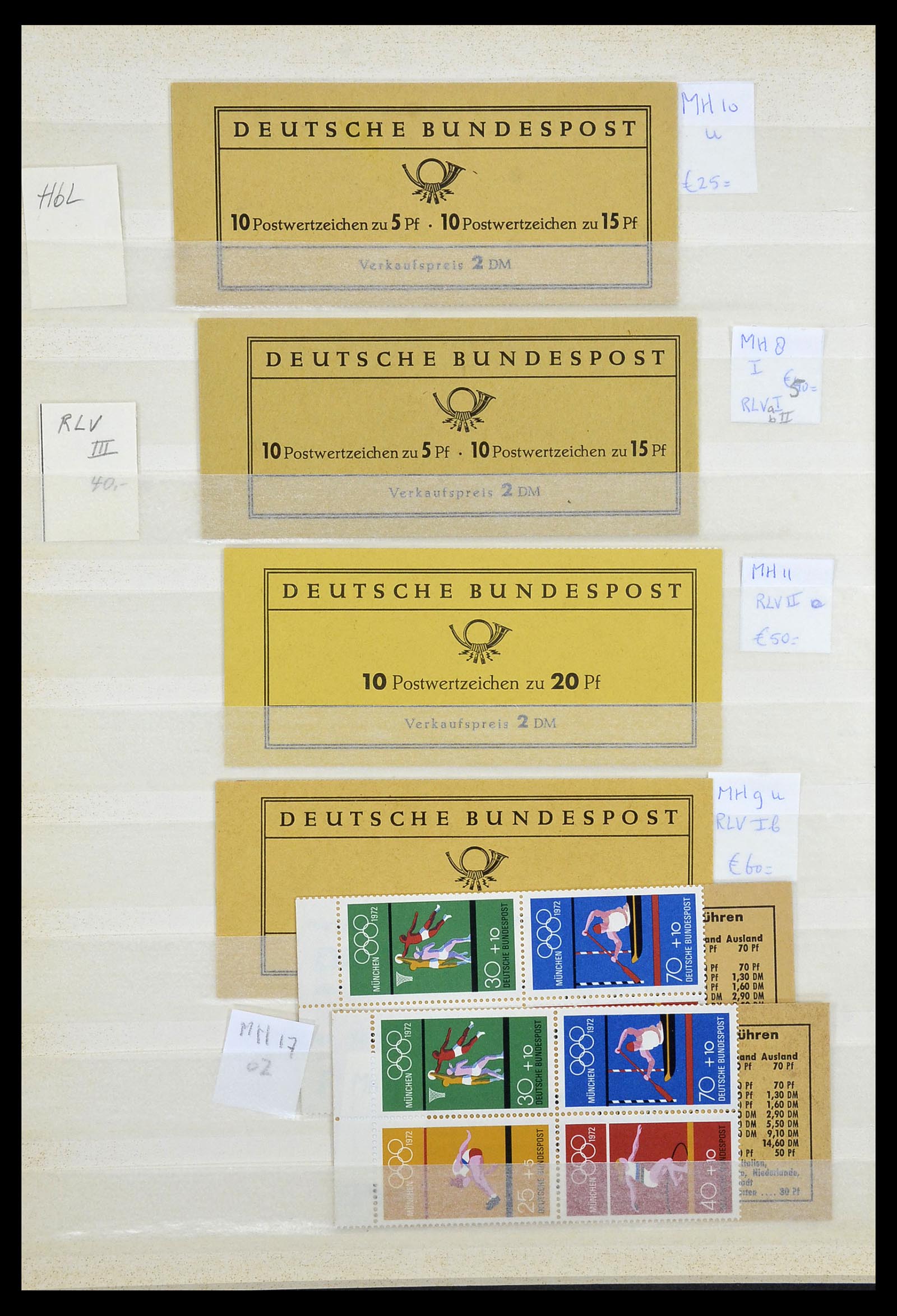 34495 125 - Postzegelverzameling 34495 Duitsland postzegelboekjes 1946-2006.