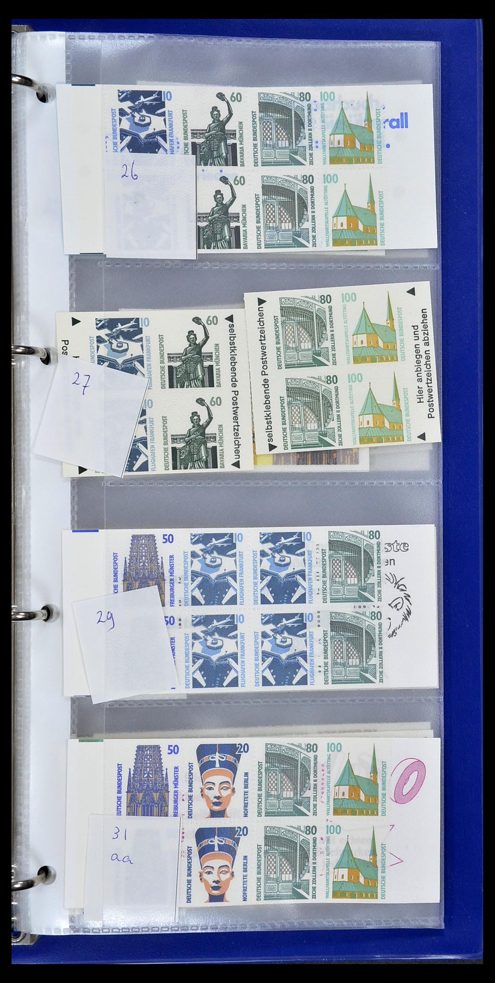 34495 132 - Postzegelverzameling 34495 Duitsland postzegelboekjes 1946-2006.