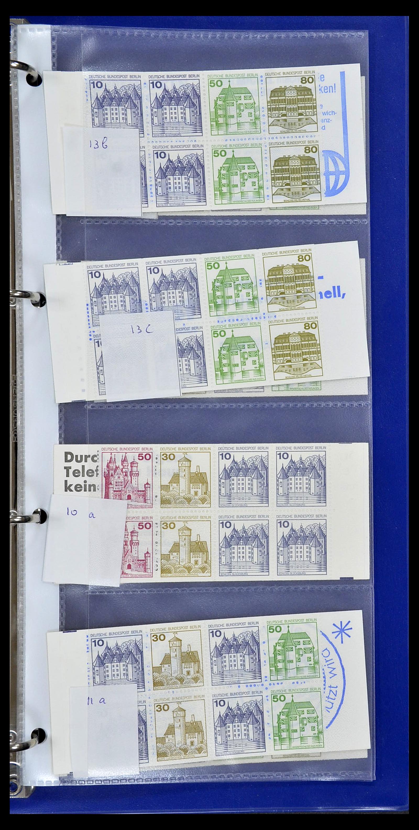 34495 135 - Stamp Collection 34495 Germany stamp booklets 1946-2006.