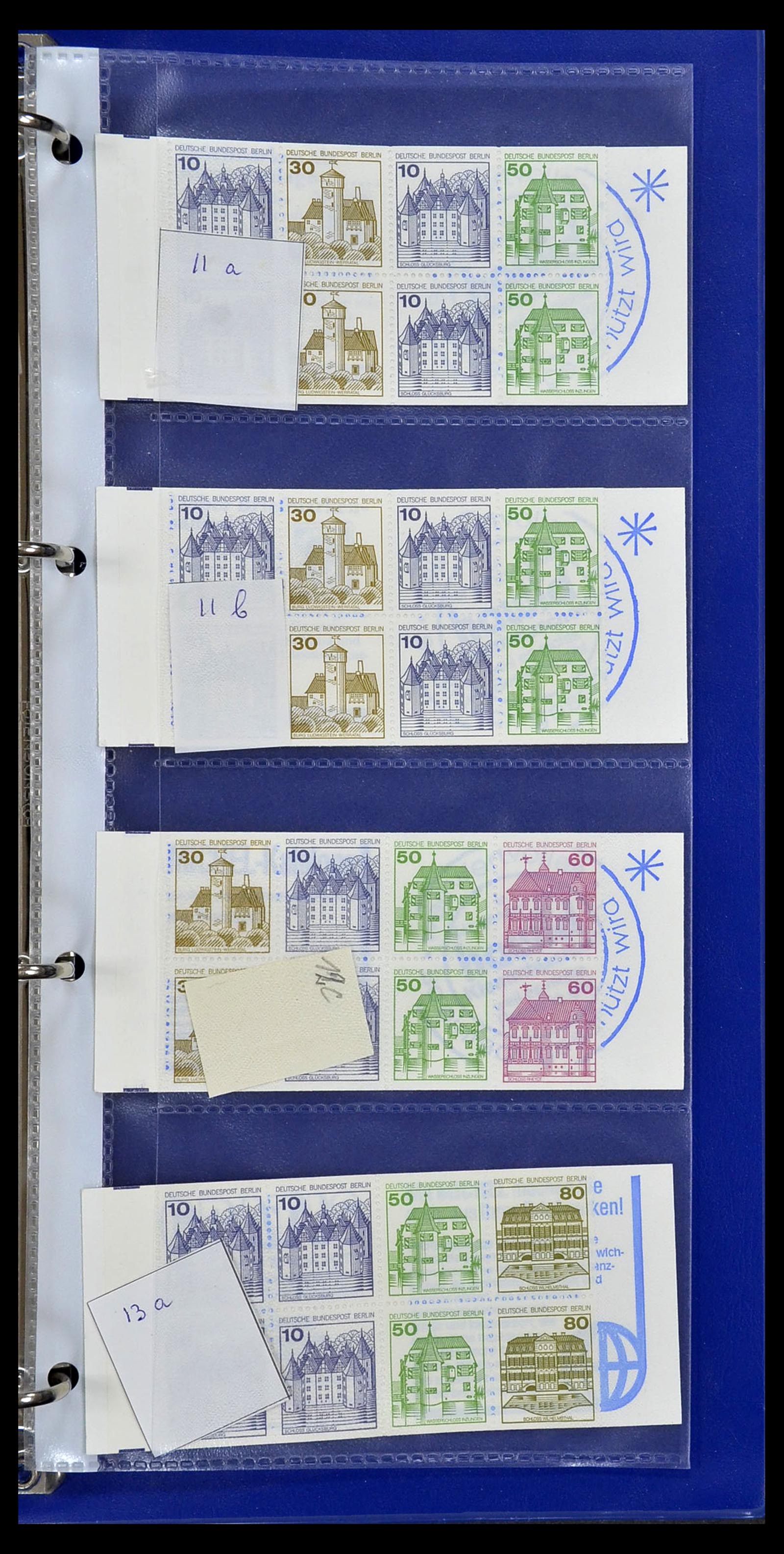 34495 136 - Stamp Collection 34495 Germany stamp booklets 1946-2006.