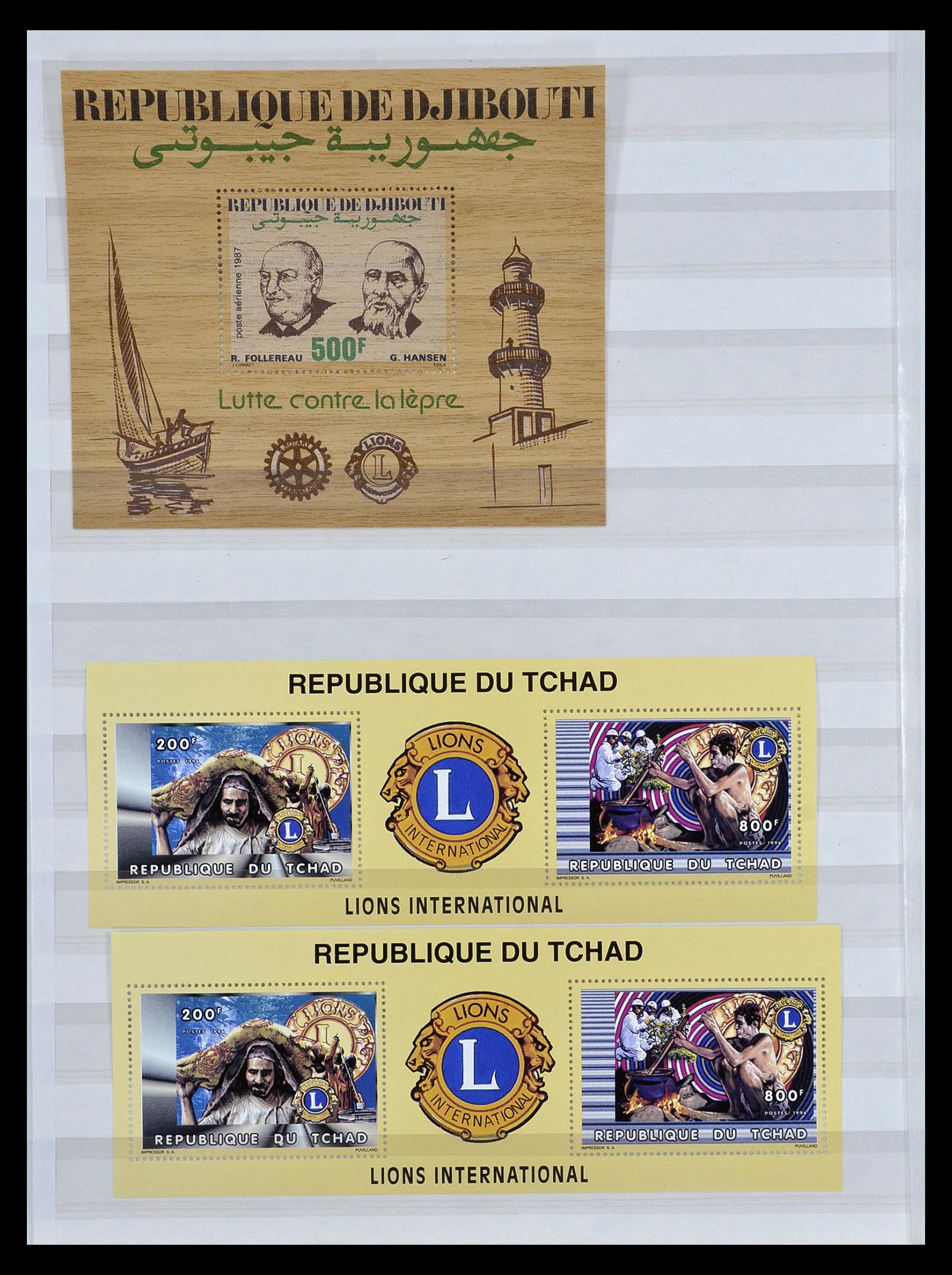 34497 005 - Postzegelverzameling 34497 Motief Lions Club 1957-2014.