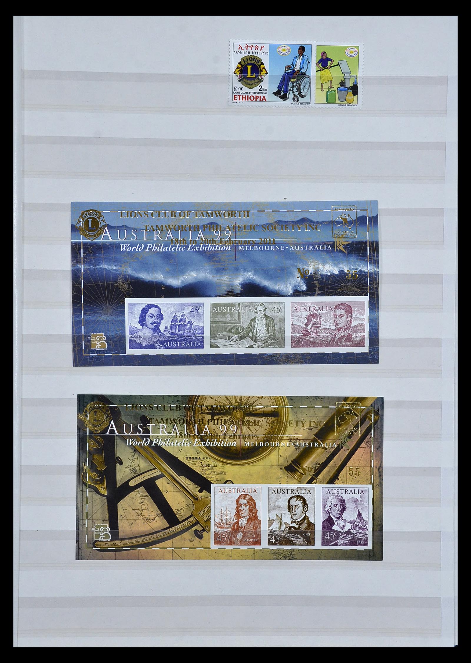 34497 006 - Postzegelverzameling 34497 Motief Lions Club 1957-2014.