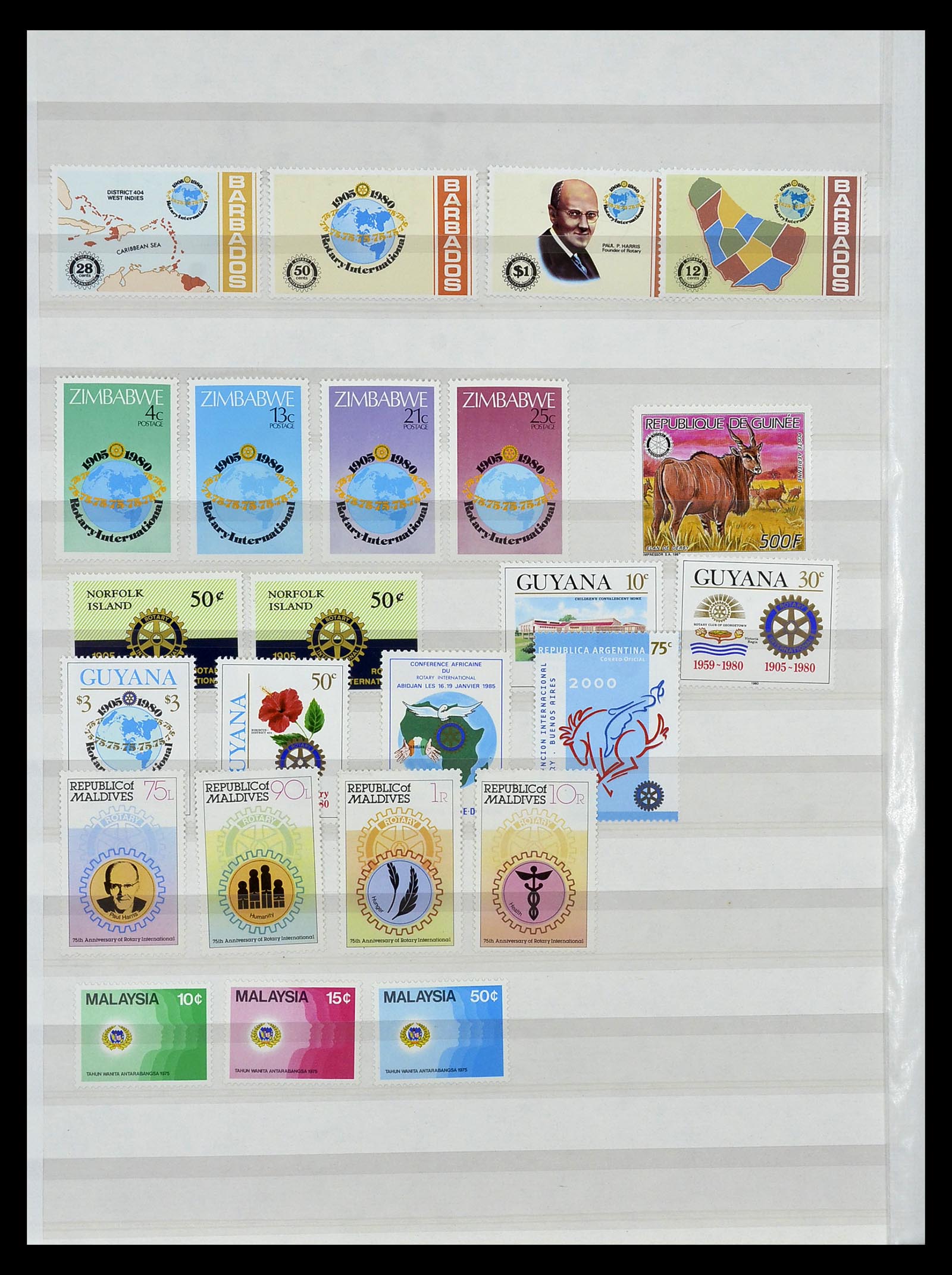 34497 029 - Stamp Collection 34497 Theme Lions Club 1957-2014.