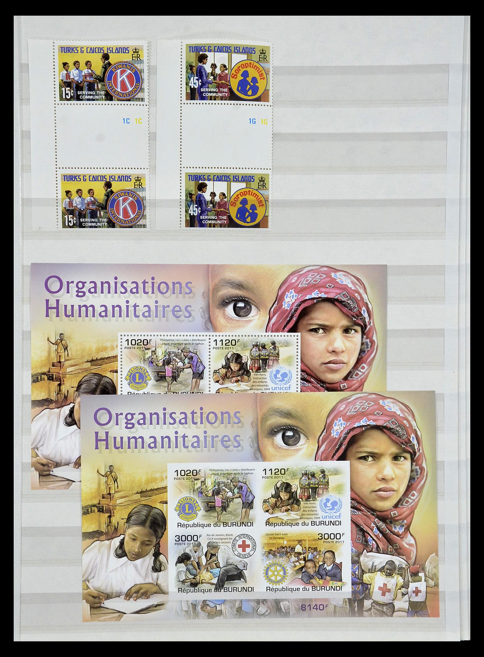 34497 030 - Stamp Collection 34497 Theme Lions Club 1957-2014.