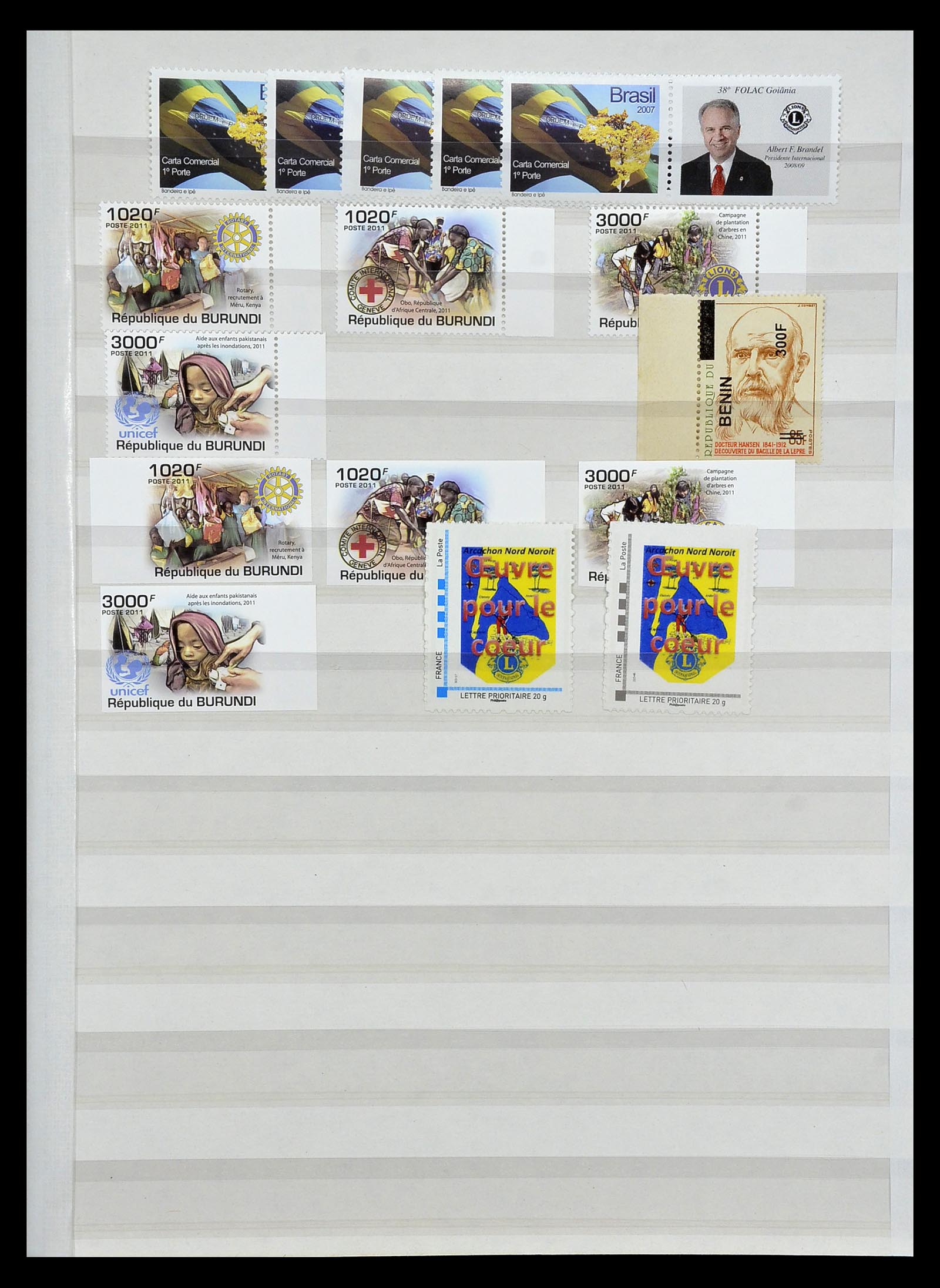 34497 032 - Stamp Collection 34497 Theme Lions Club 1957-2014.