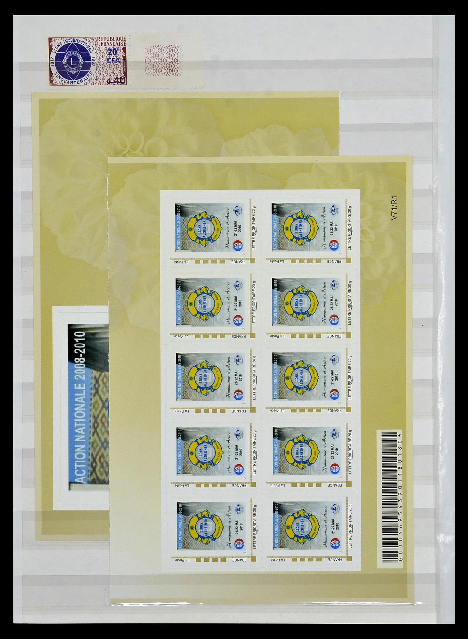 34497 033 - Stamp Collection 34497 Theme Lions Club 1957-2014.
