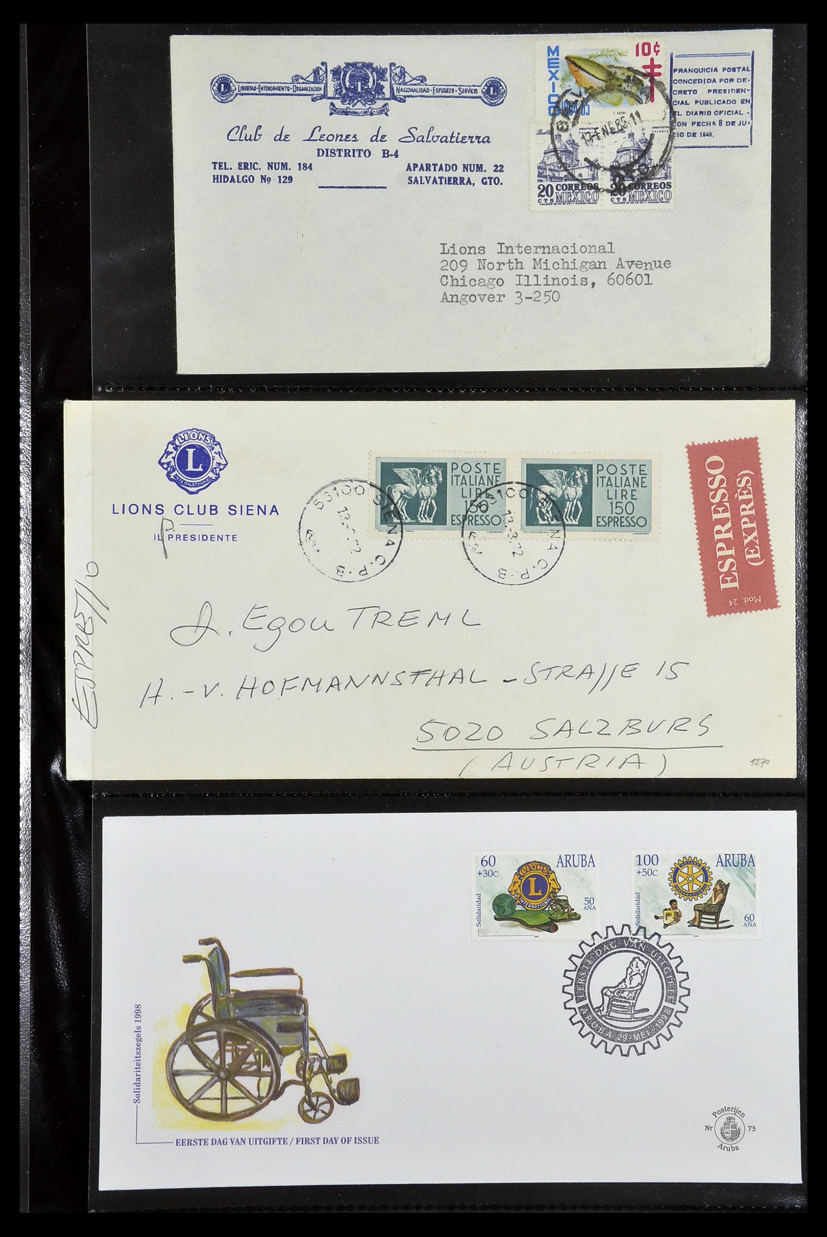 34497 045 - Stamp Collection 34497 Theme Lions Club 1957-2014.