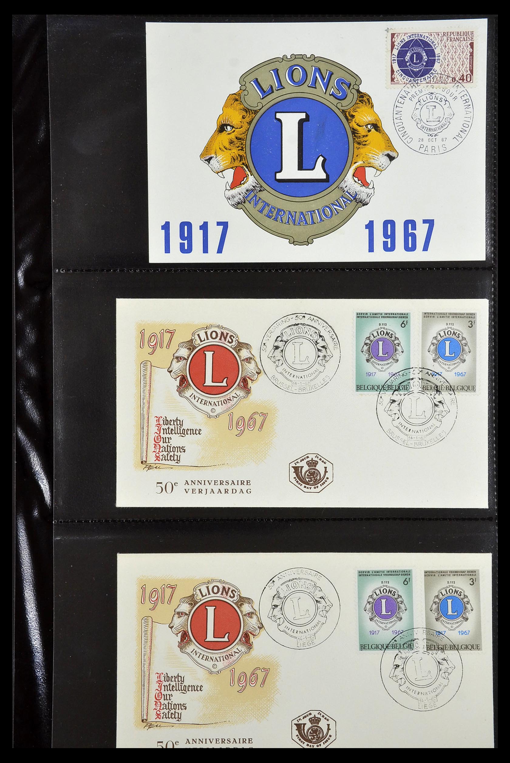 34497 047 - Stamp Collection 34497 Theme Lions Club 1957-2014.