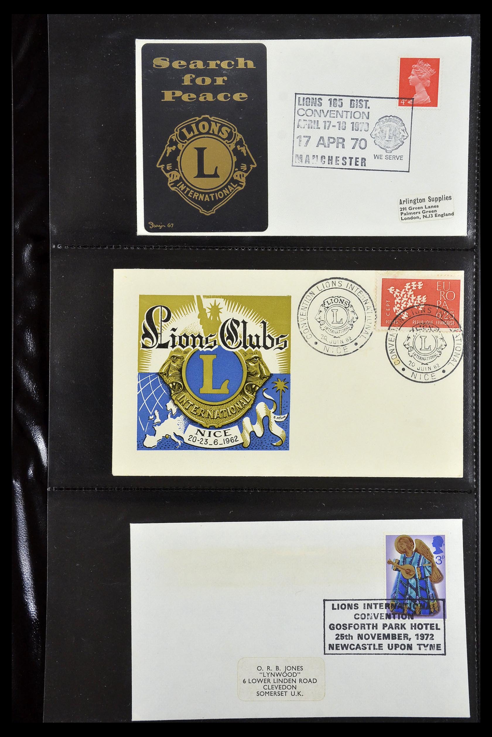 34497 049 - Stamp Collection 34497 Theme Lions Club 1957-2014.