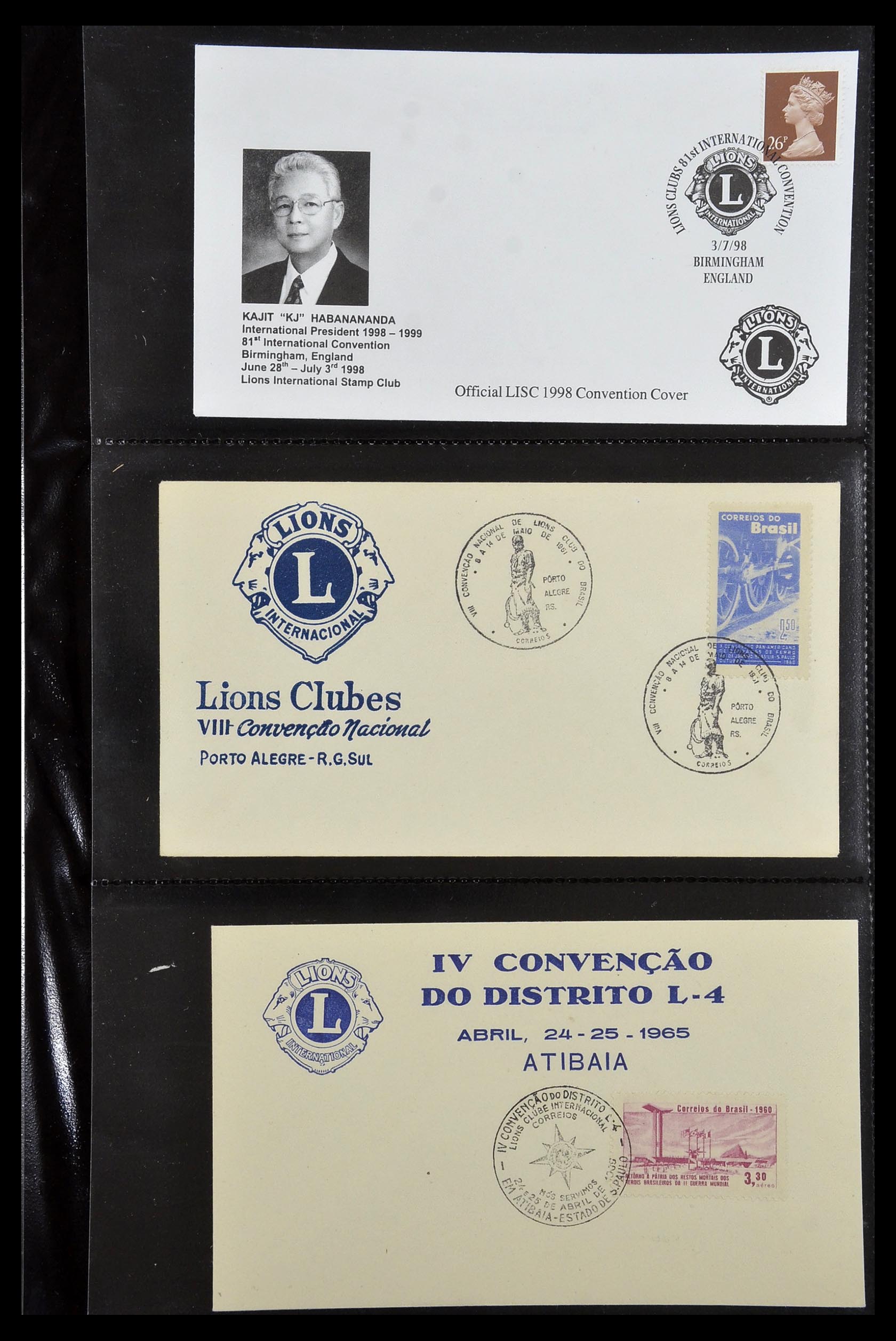 34497 051 - Stamp Collection 34497 Theme Lions Club 1957-2014.