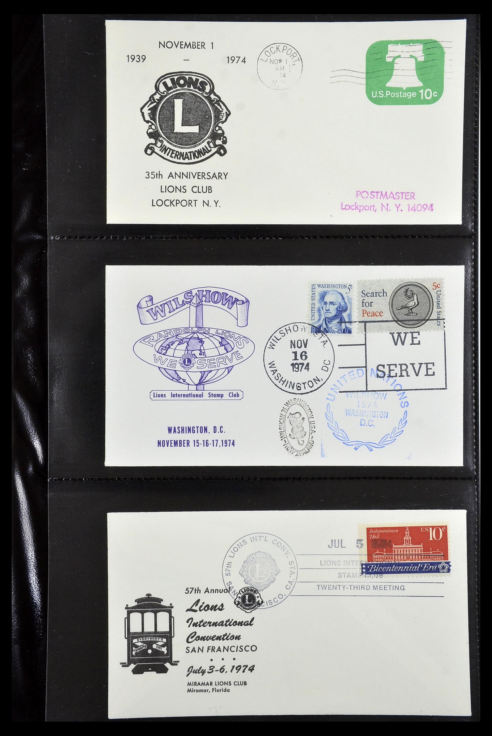 34497 055 - Stamp Collection 34497 Theme Lions Club 1957-2014.