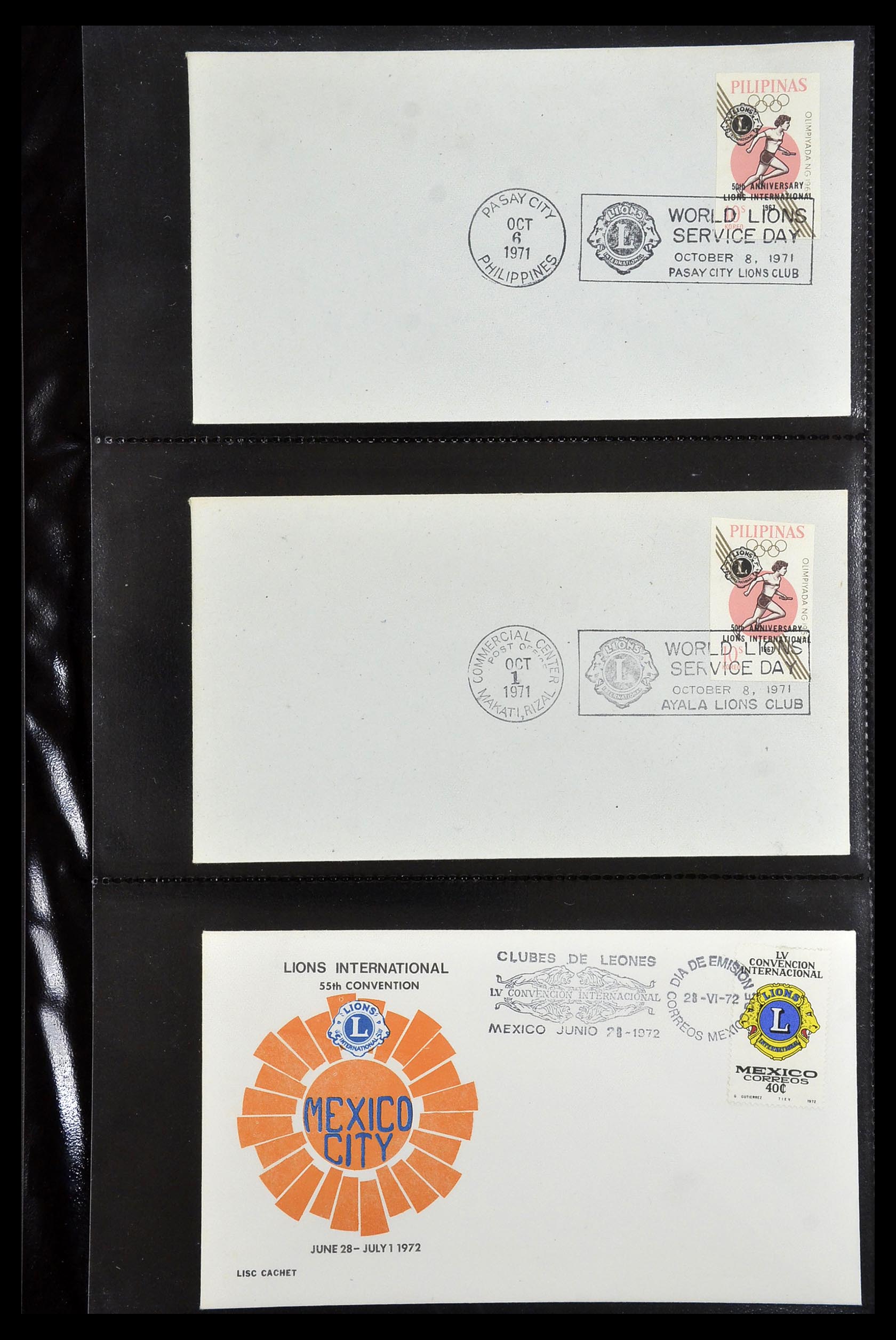 34497 059 - Stamp Collection 34497 Theme Lions Club 1957-2014.