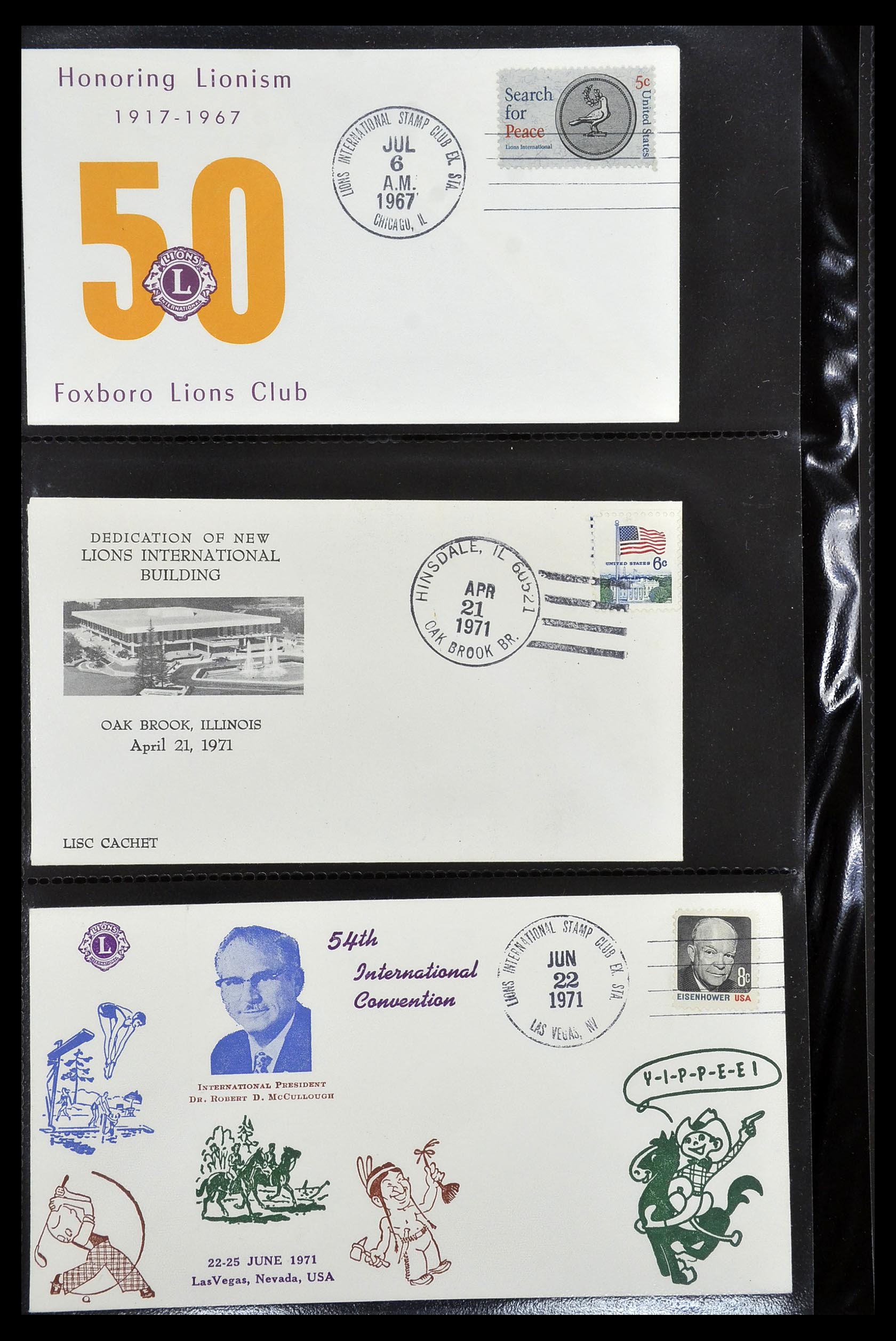34497 064 - Stamp Collection 34497 Theme Lions Club 1957-2014.