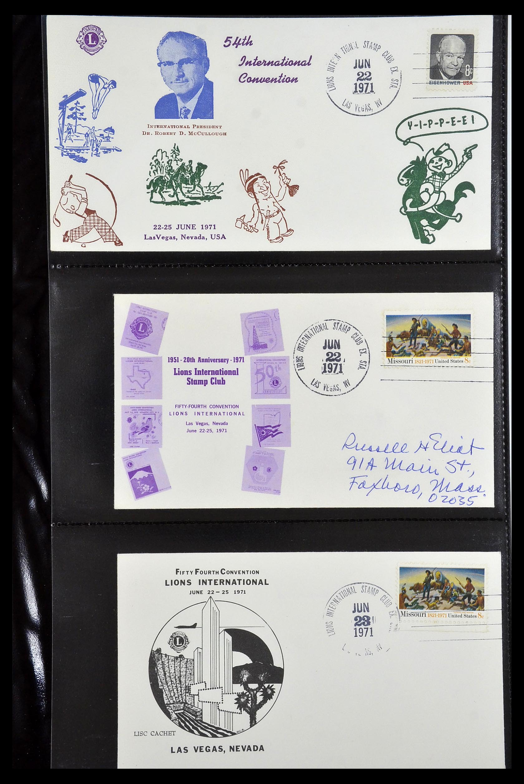 34497 065 - Stamp Collection 34497 Theme Lions Club 1957-2014.