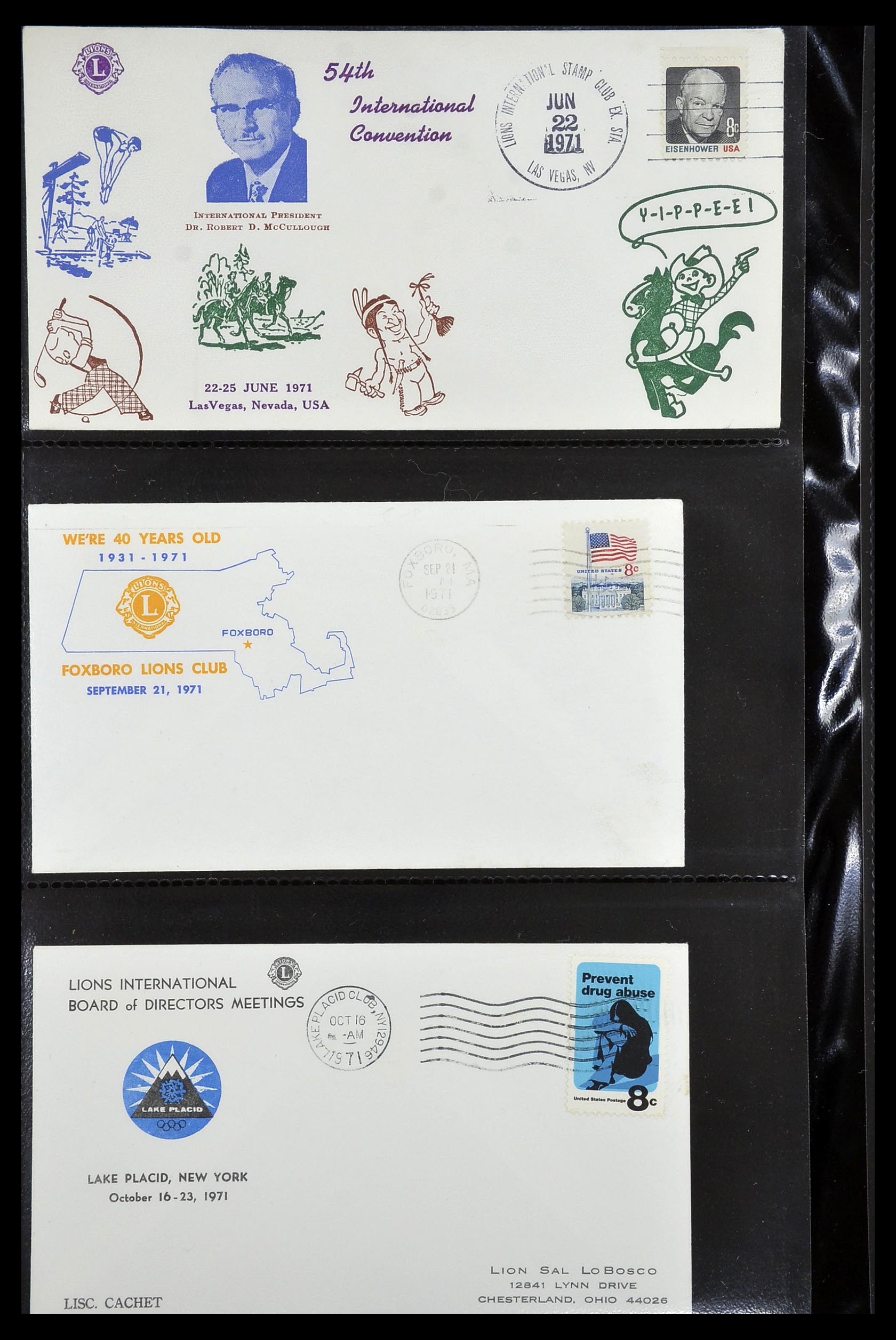 34497 066 - Stamp Collection 34497 Theme Lions Club 1957-2014.