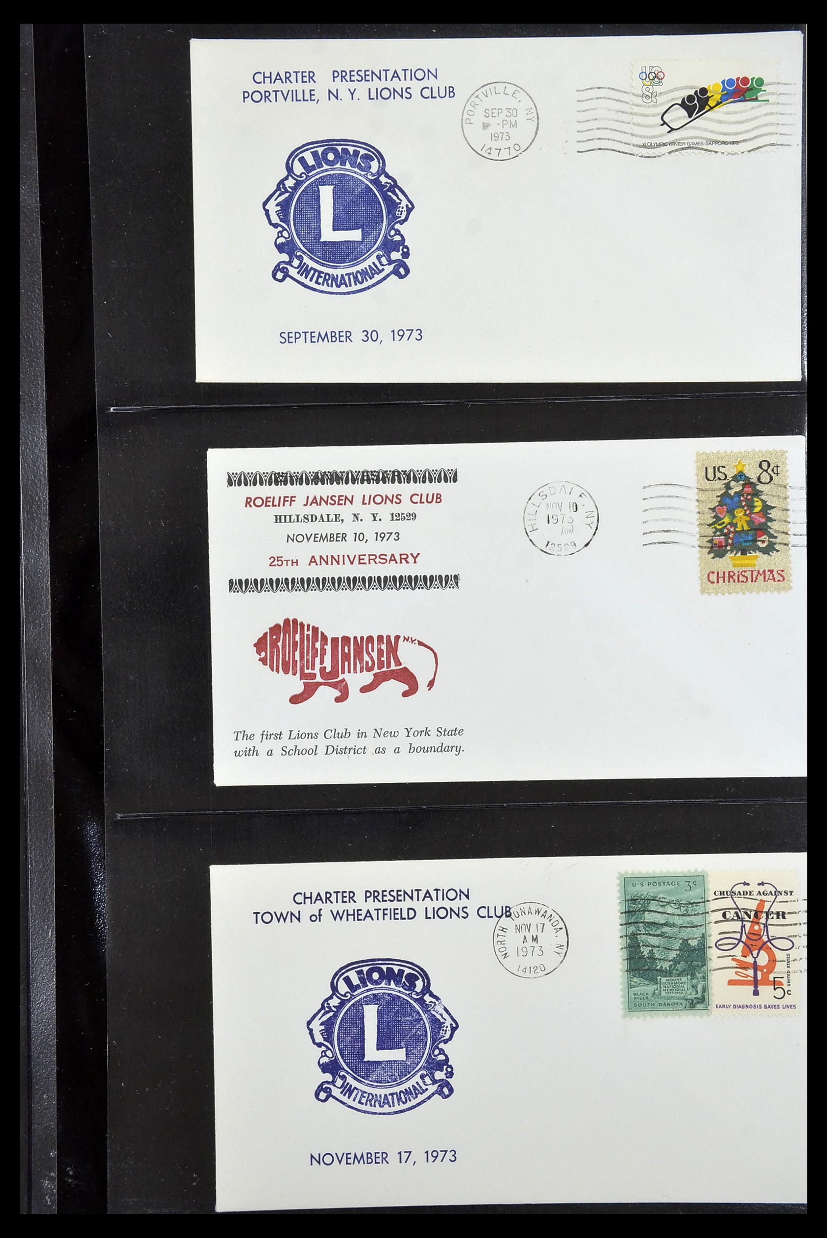 34497 071 - Stamp Collection 34497 Theme Lions Club 1957-2014.