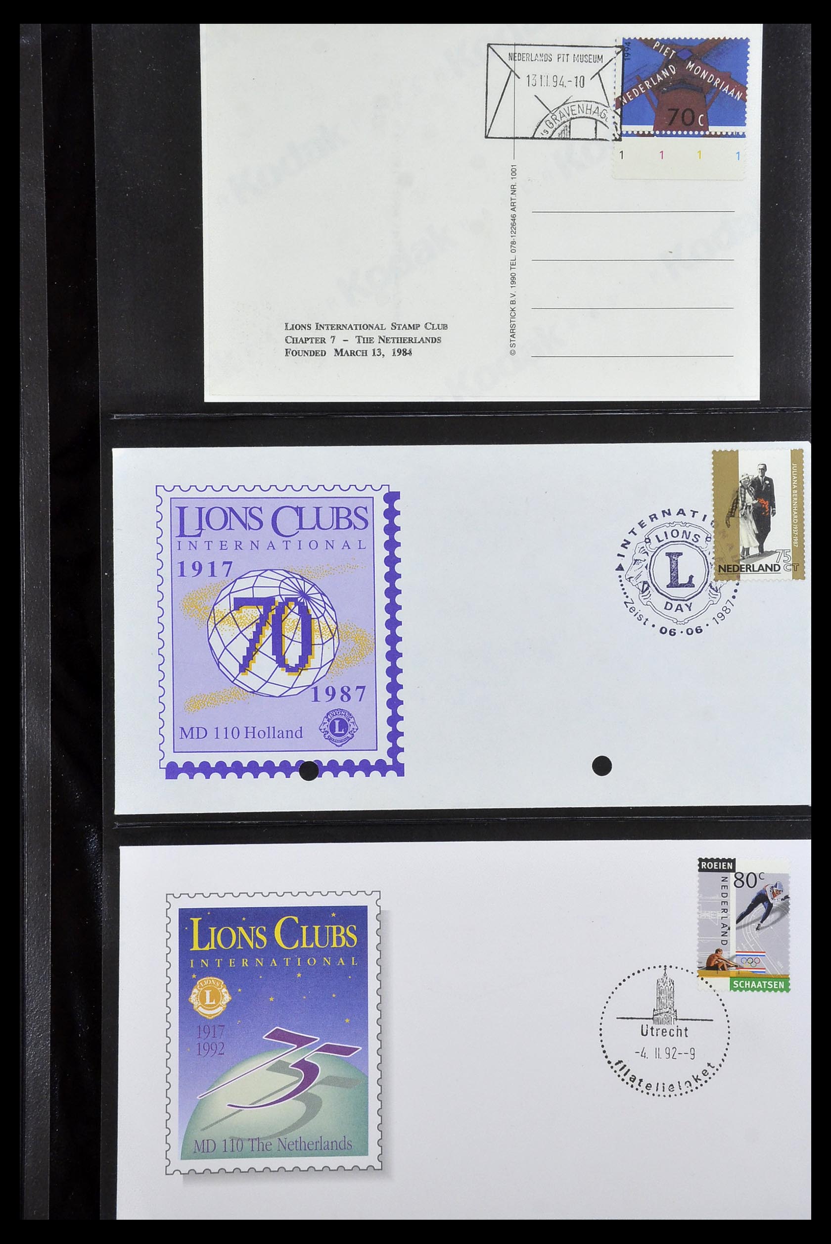 34497 073 - Stamp Collection 34497 Theme Lions Club 1957-2014.