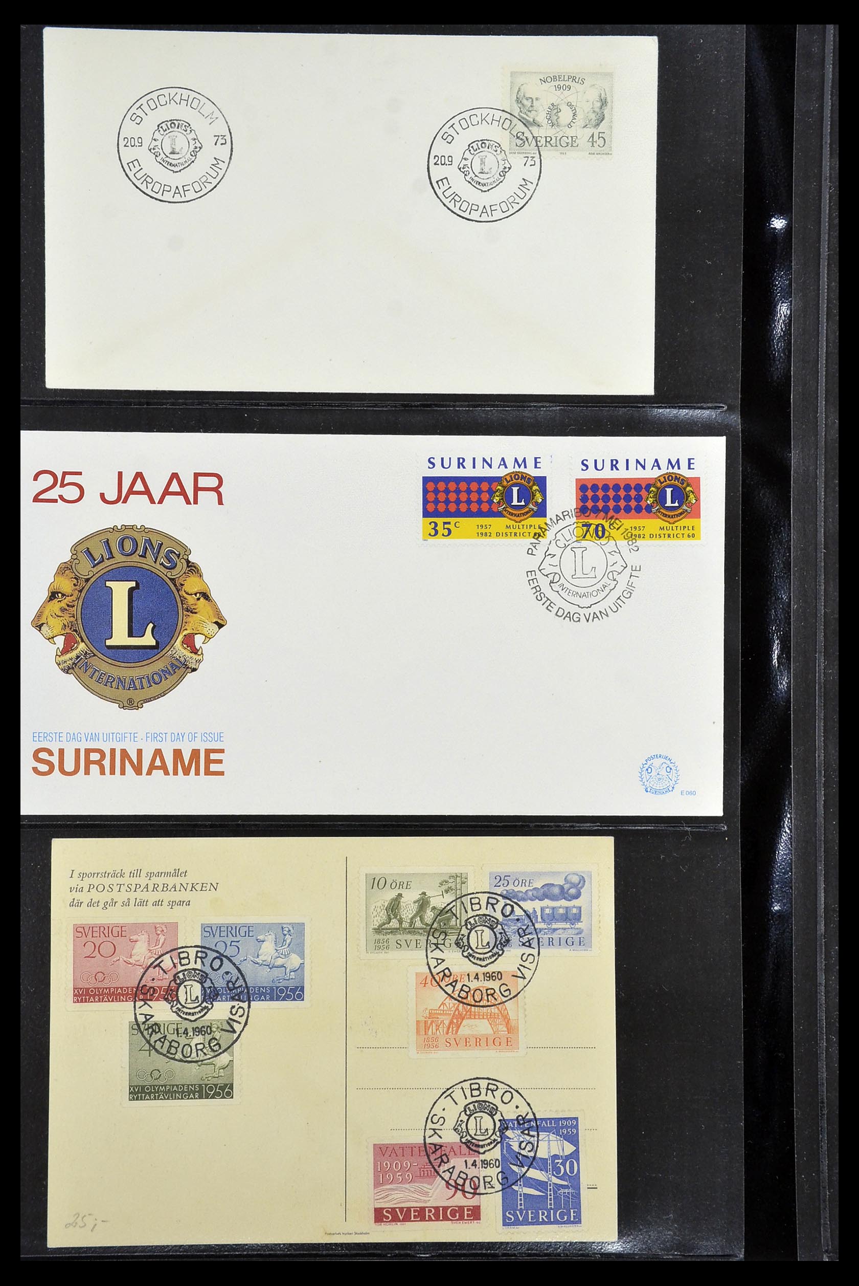 34497 076 - Stamp Collection 34497 Theme Lions Club 1957-2014.