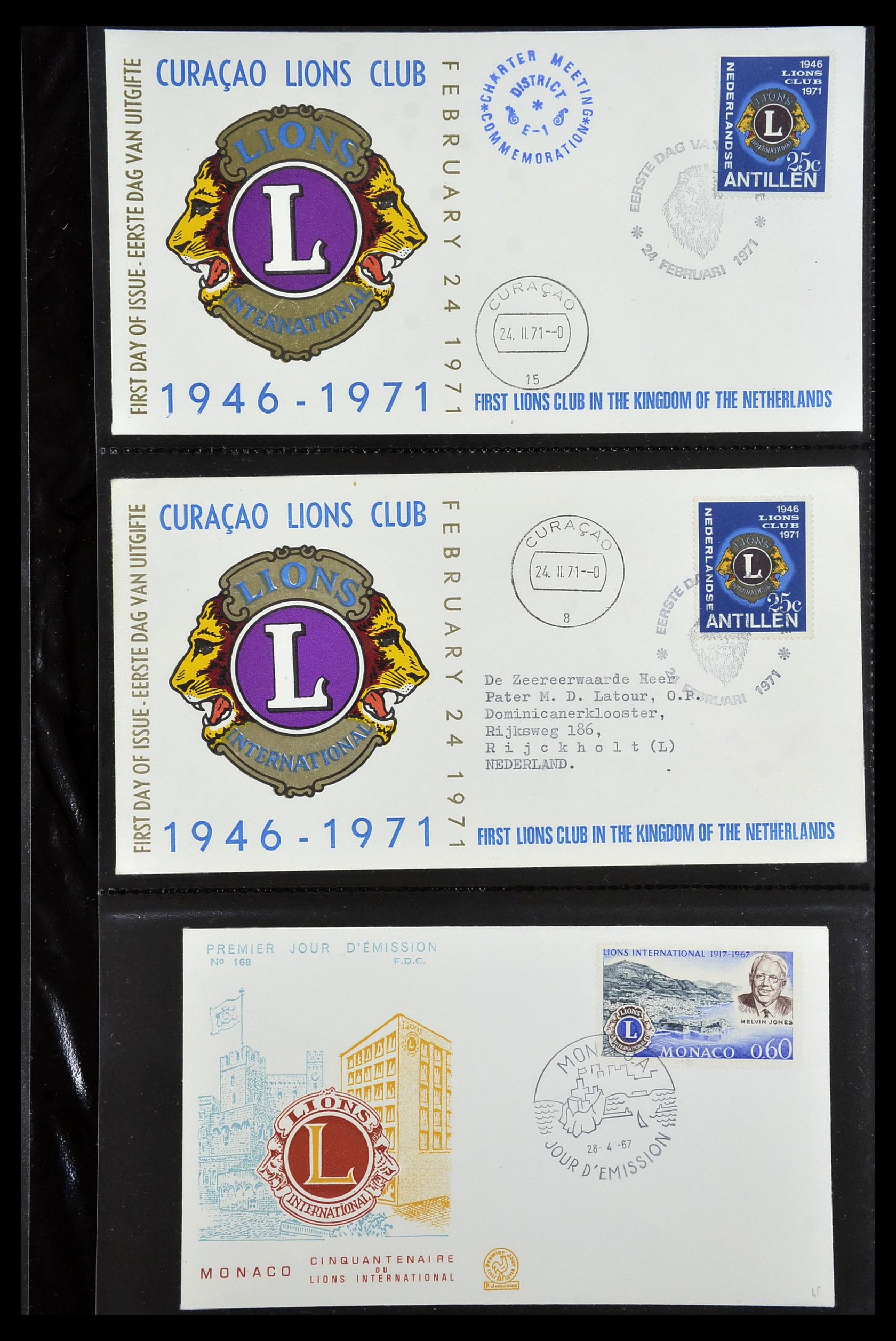 34497 077 - Stamp Collection 34497 Theme Lions Club 1957-2014.