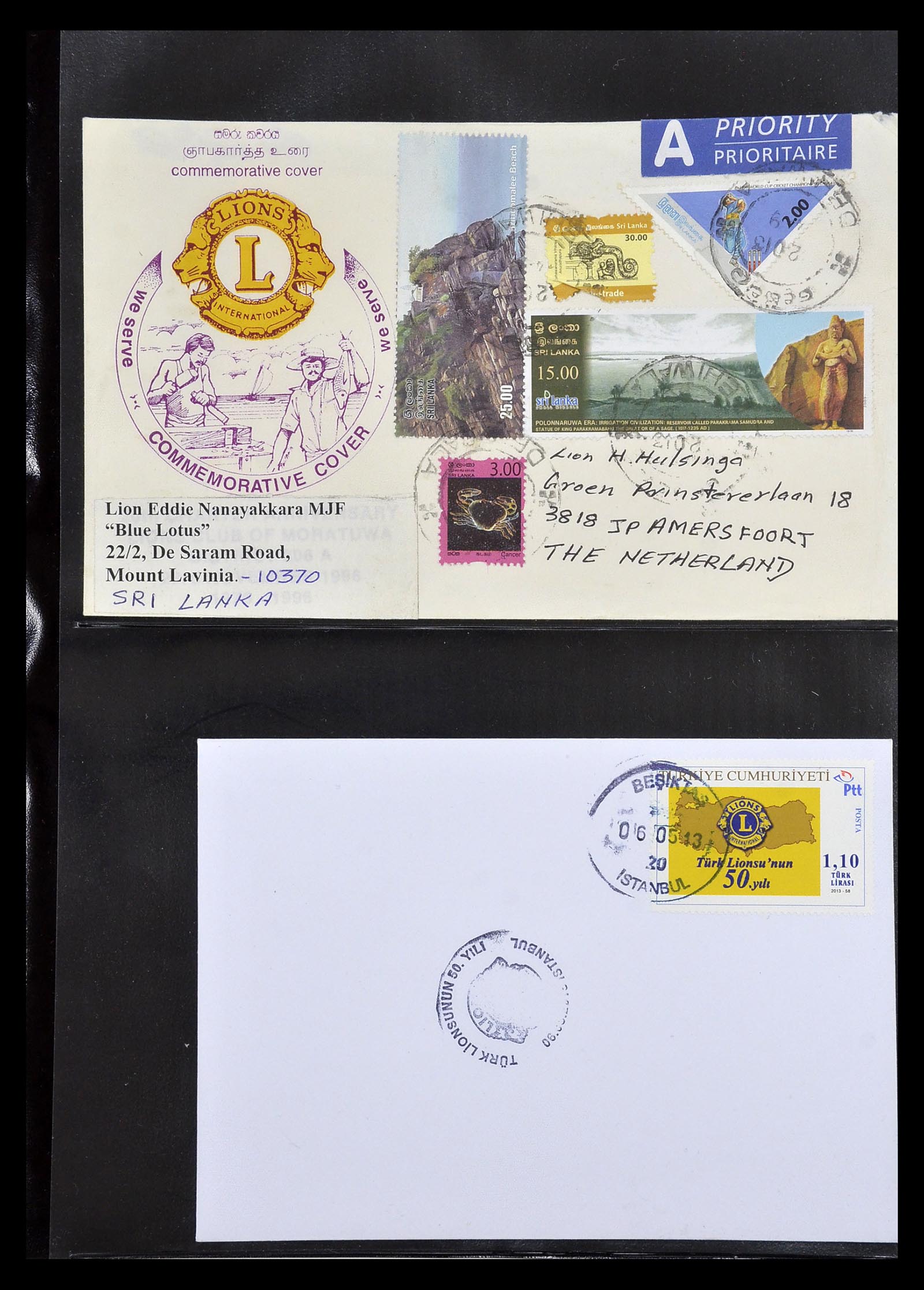 34497 085 - Stamp Collection 34497 Theme Lions Club 1957-2014.
