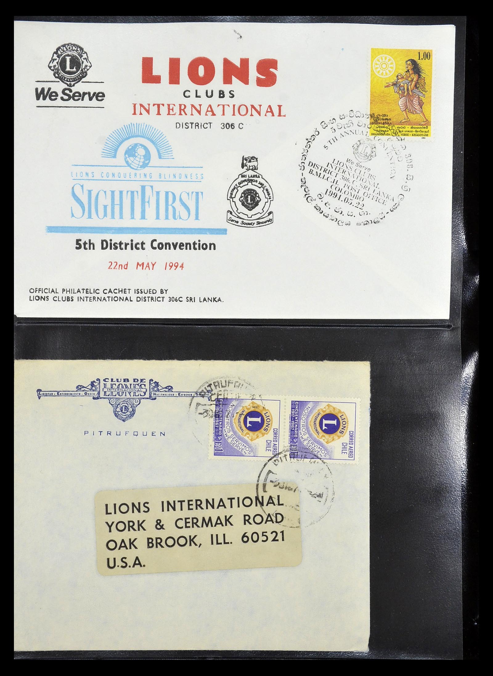 34497 088 - Stamp Collection 34497 Theme Lions Club 1957-2014.