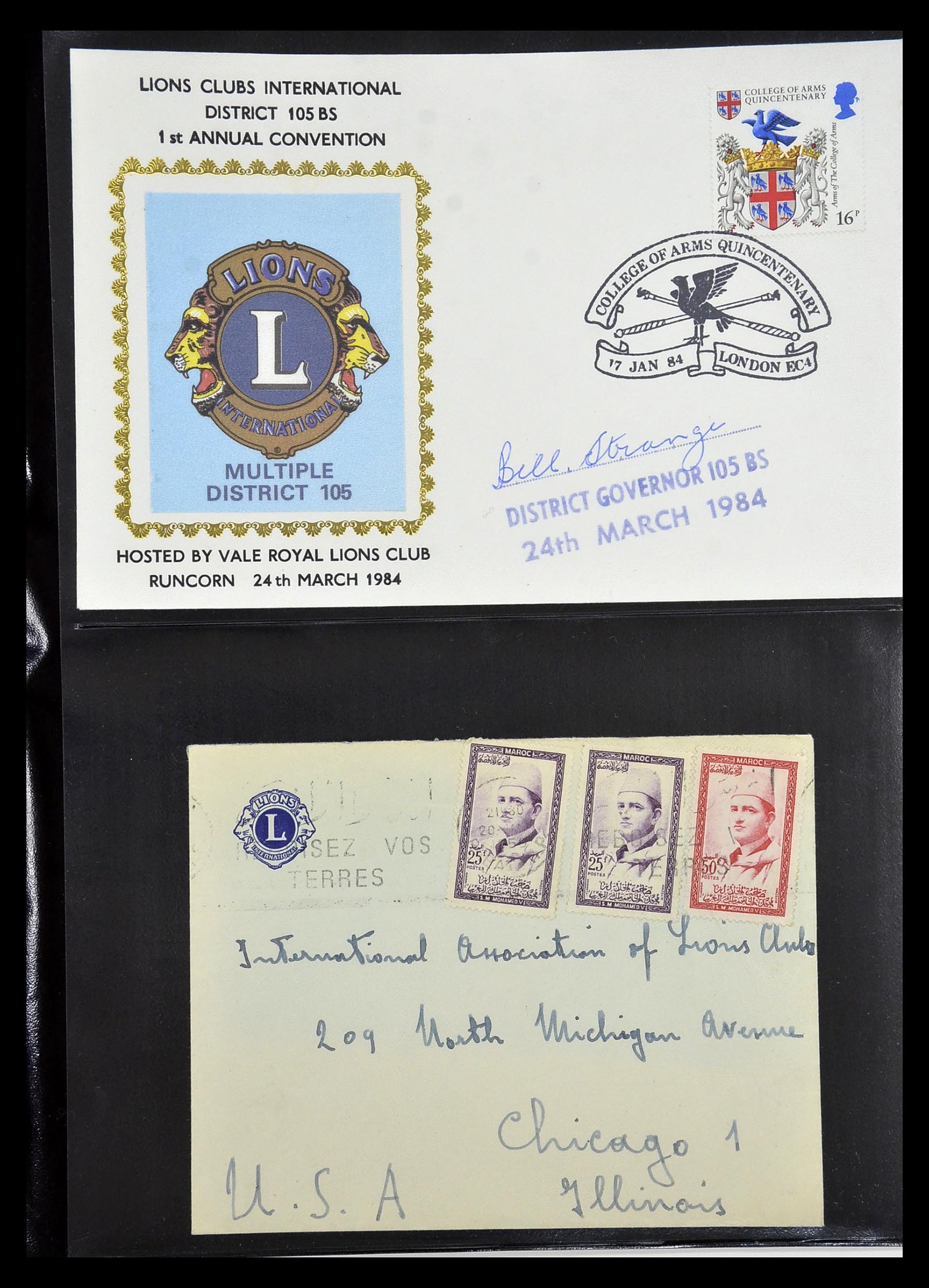 34497 089 - Stamp Collection 34497 Theme Lions Club 1957-2014.