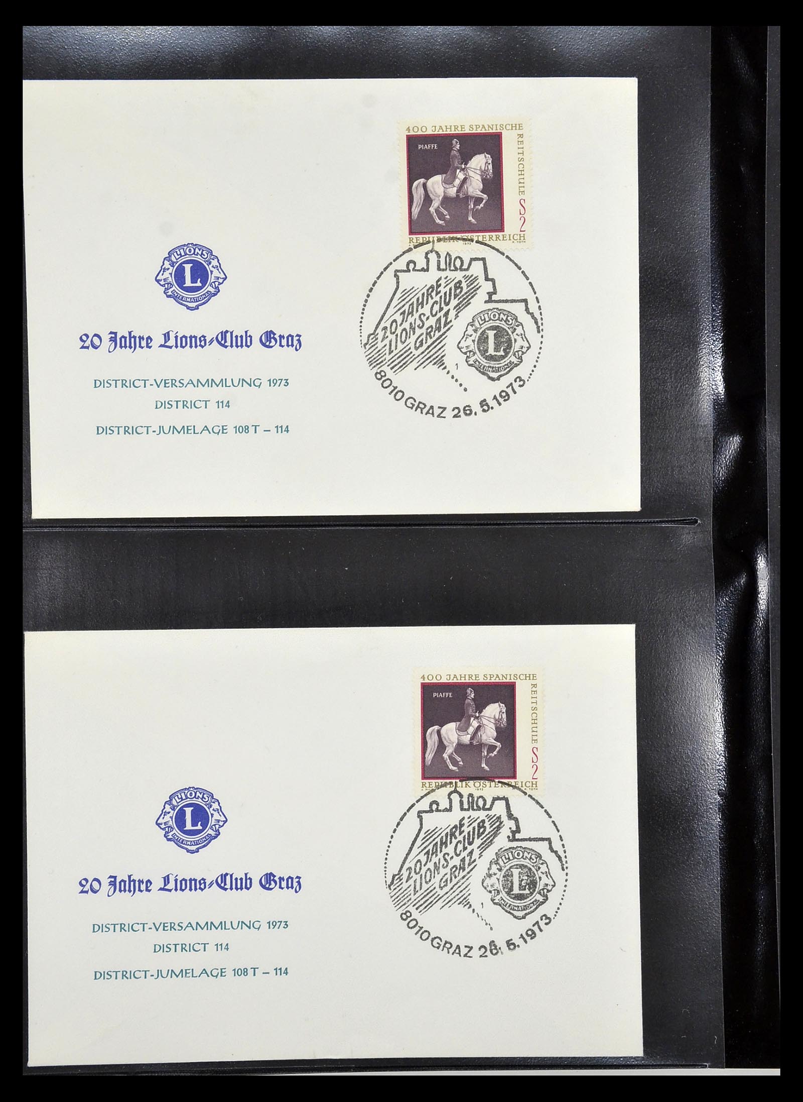 34497 090 - Stamp Collection 34497 Theme Lions Club 1957-2014.