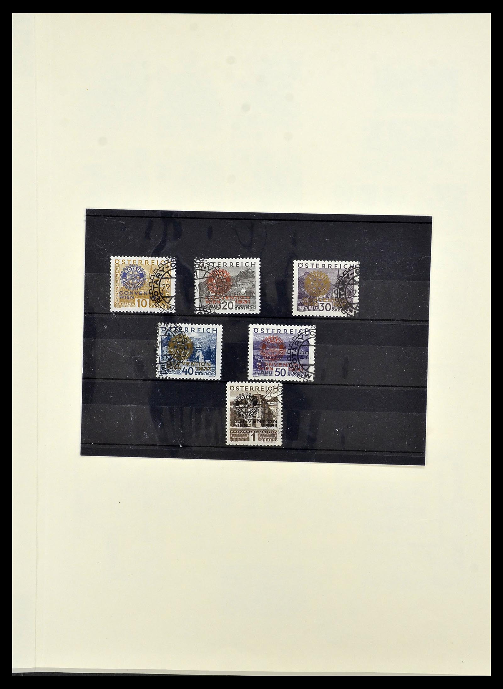 34499 001 - Postzegelverzameling 34499 Motief Rotary 1931-2011.