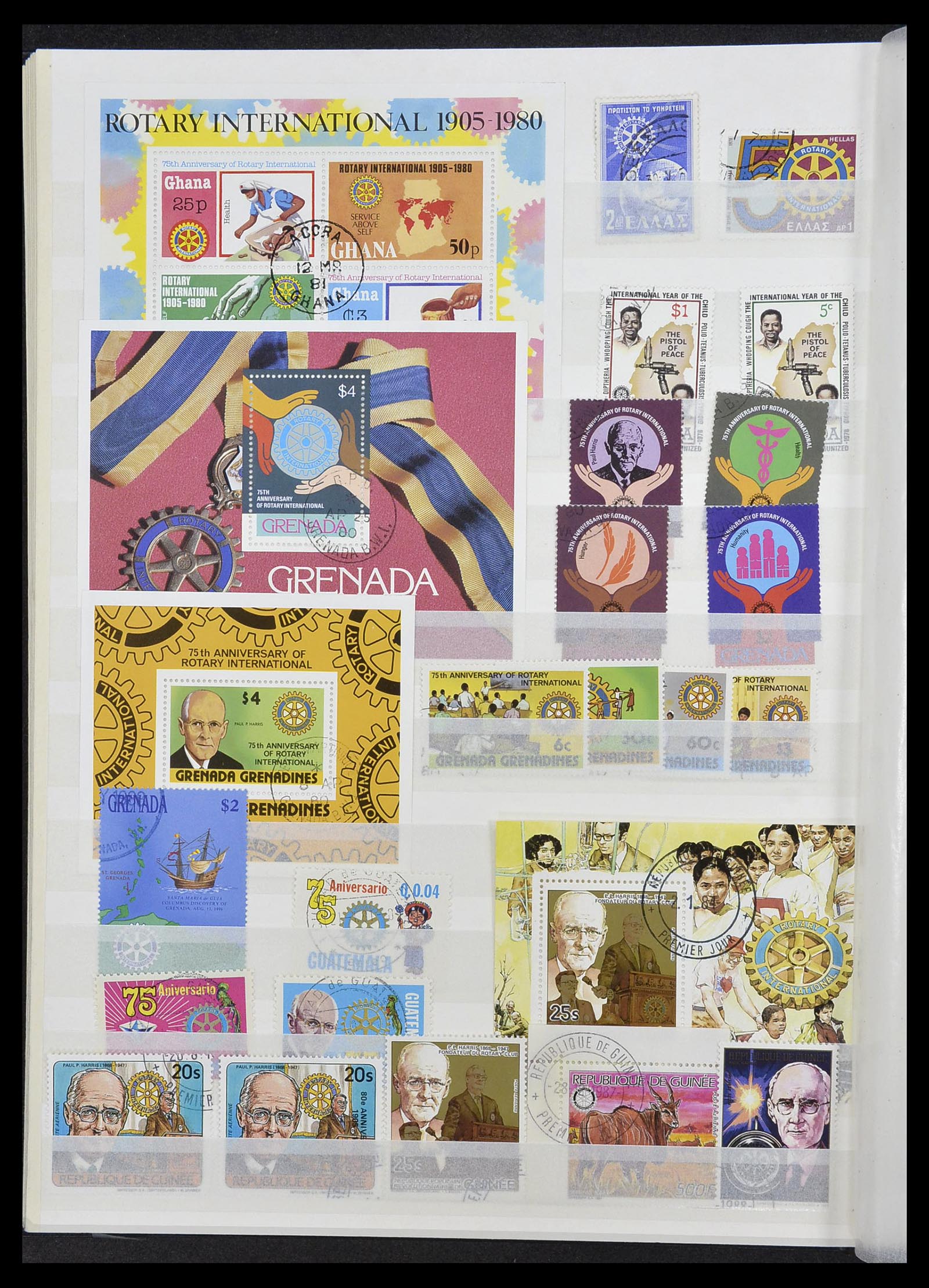 34499 013 - Postzegelverzameling 34499 Motief Rotary 1931-2011.