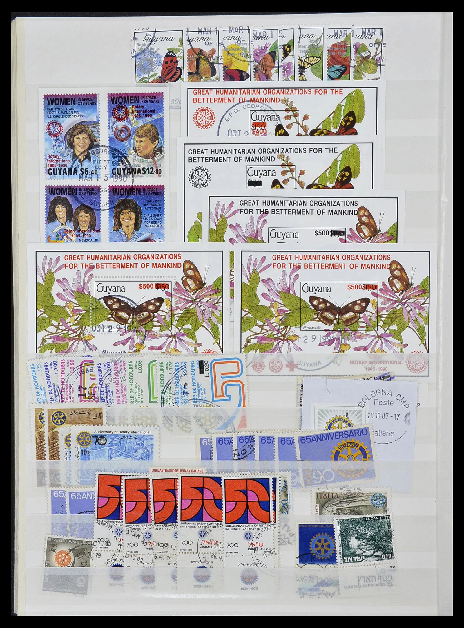 34499 015 - Postzegelverzameling 34499 Motief Rotary 1931-2011.