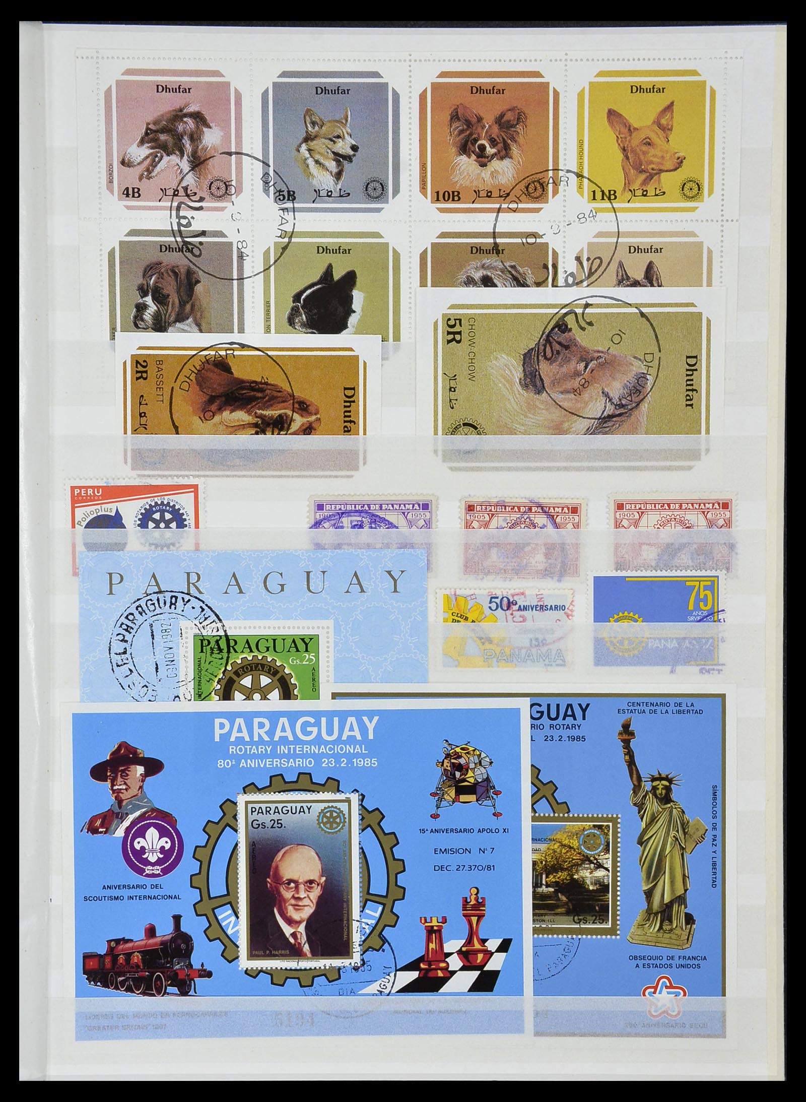34499 020 - Postzegelverzameling 34499 Motief Rotary 1931-2011.