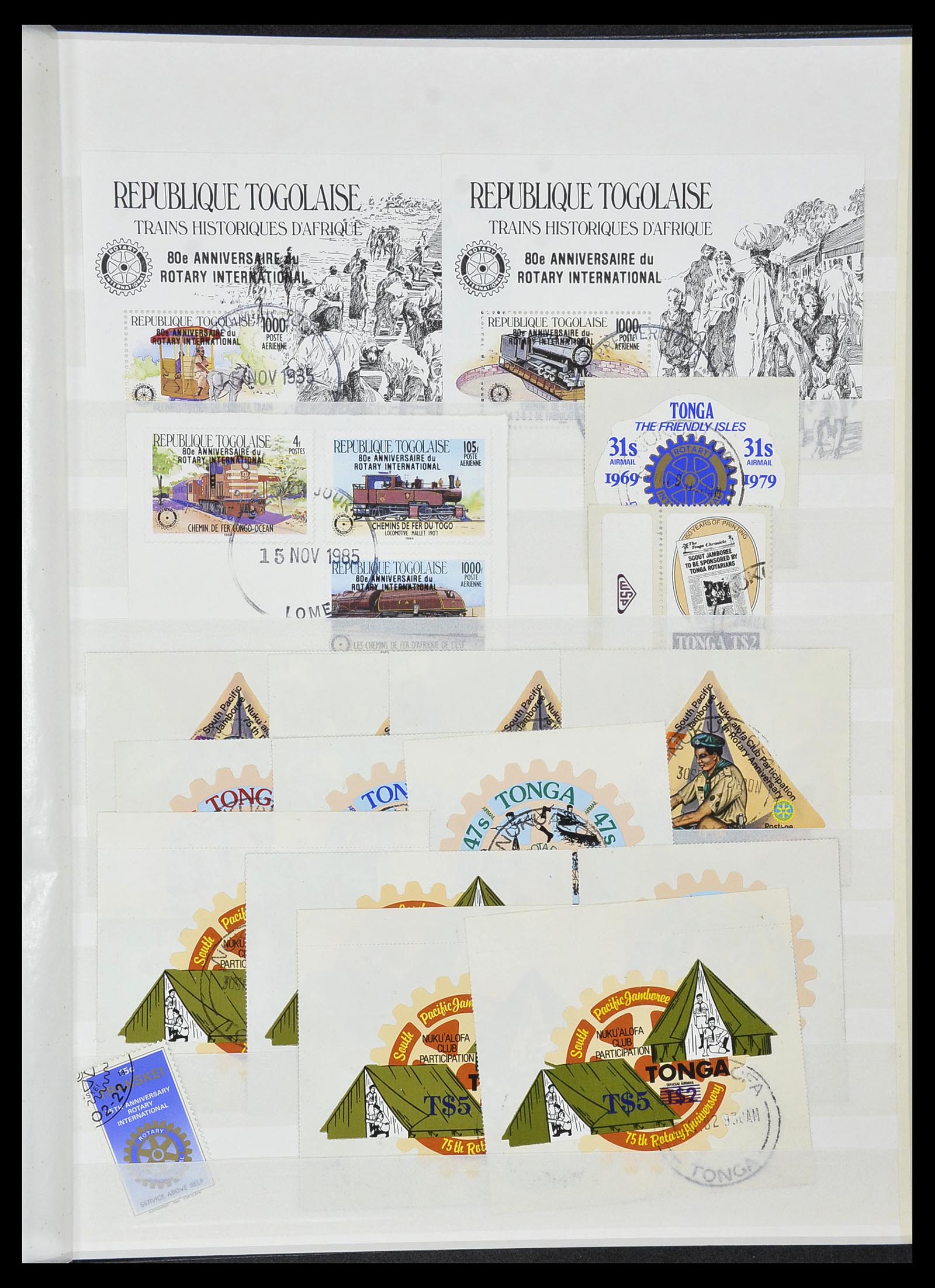 34499 026 - Postzegelverzameling 34499 Motief Rotary 1931-2011.