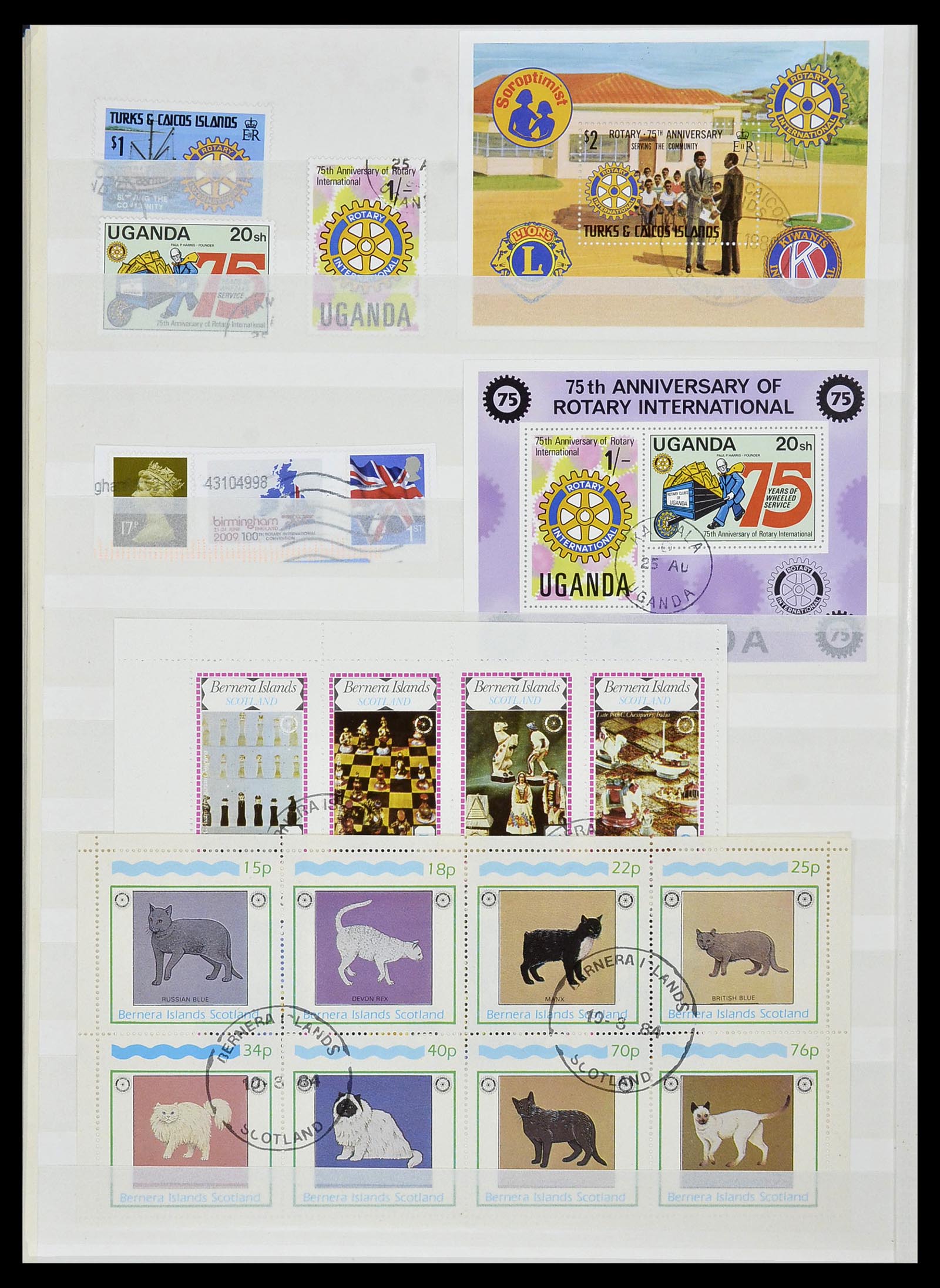 34499 027 - Postzegelverzameling 34499 Motief Rotary 1931-2011.