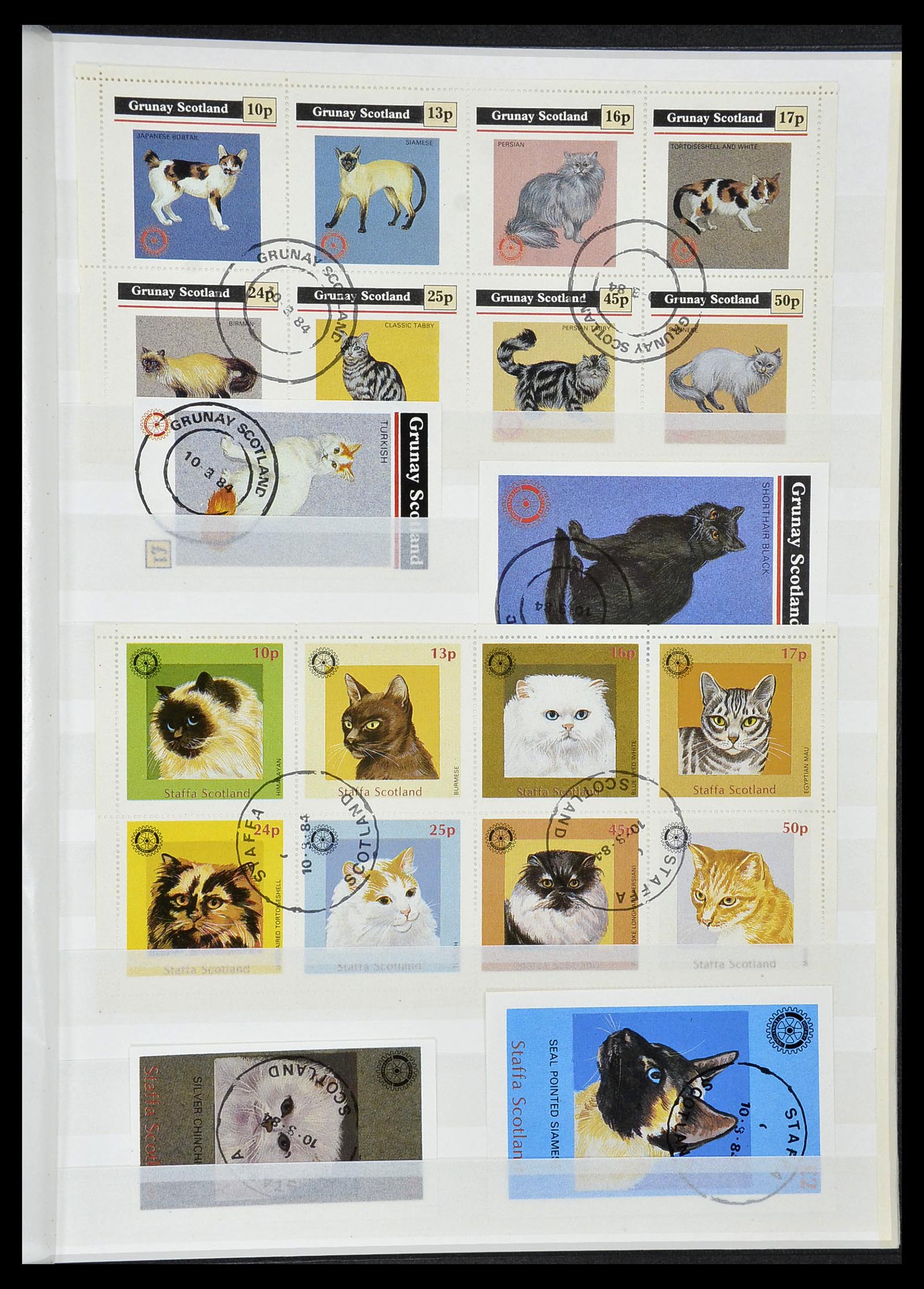 34499 030 - Postzegelverzameling 34499 Motief Rotary 1931-2011.