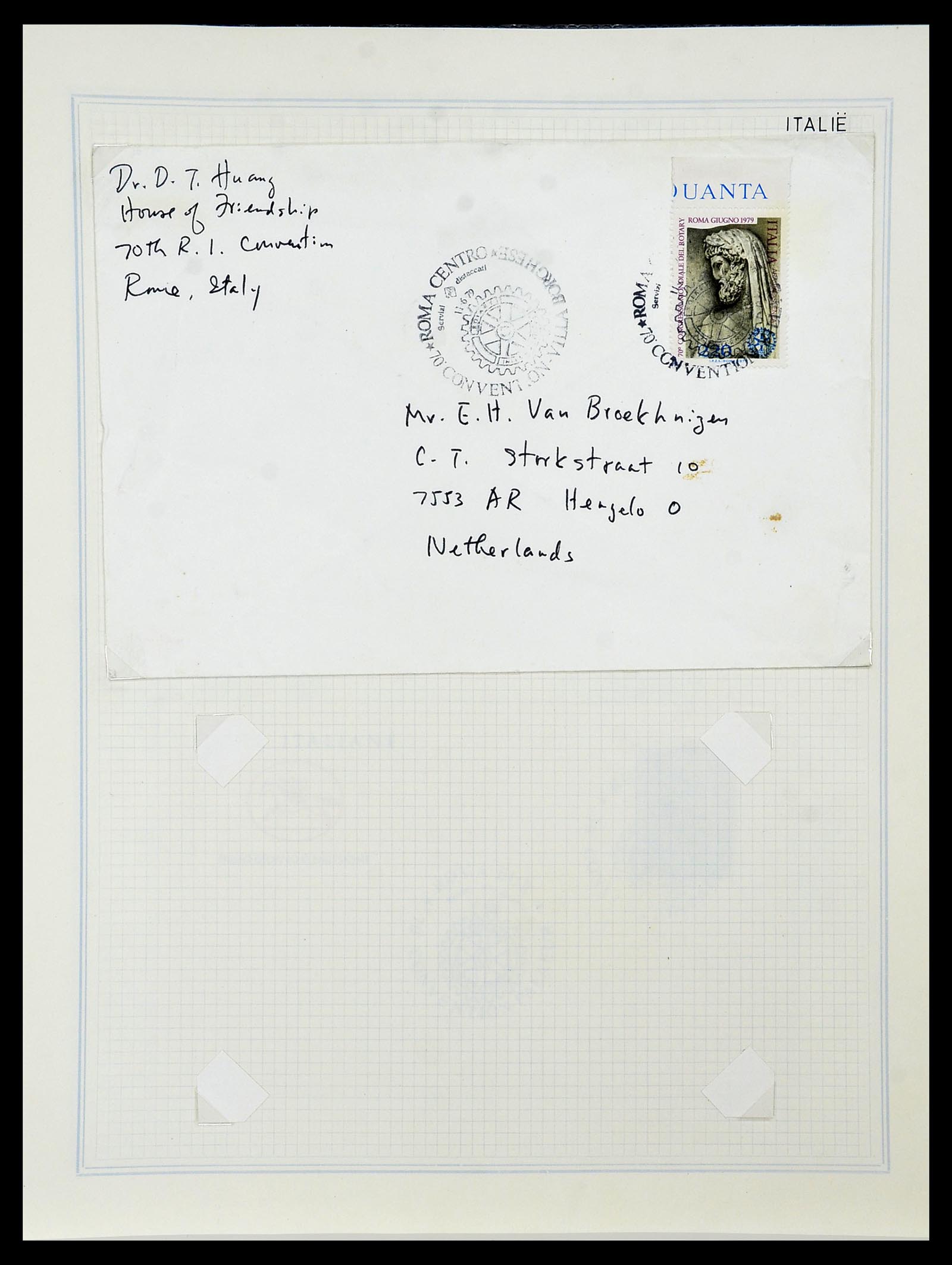 34499 048 - Postzegelverzameling 34499 Motief Rotary 1931-2011.