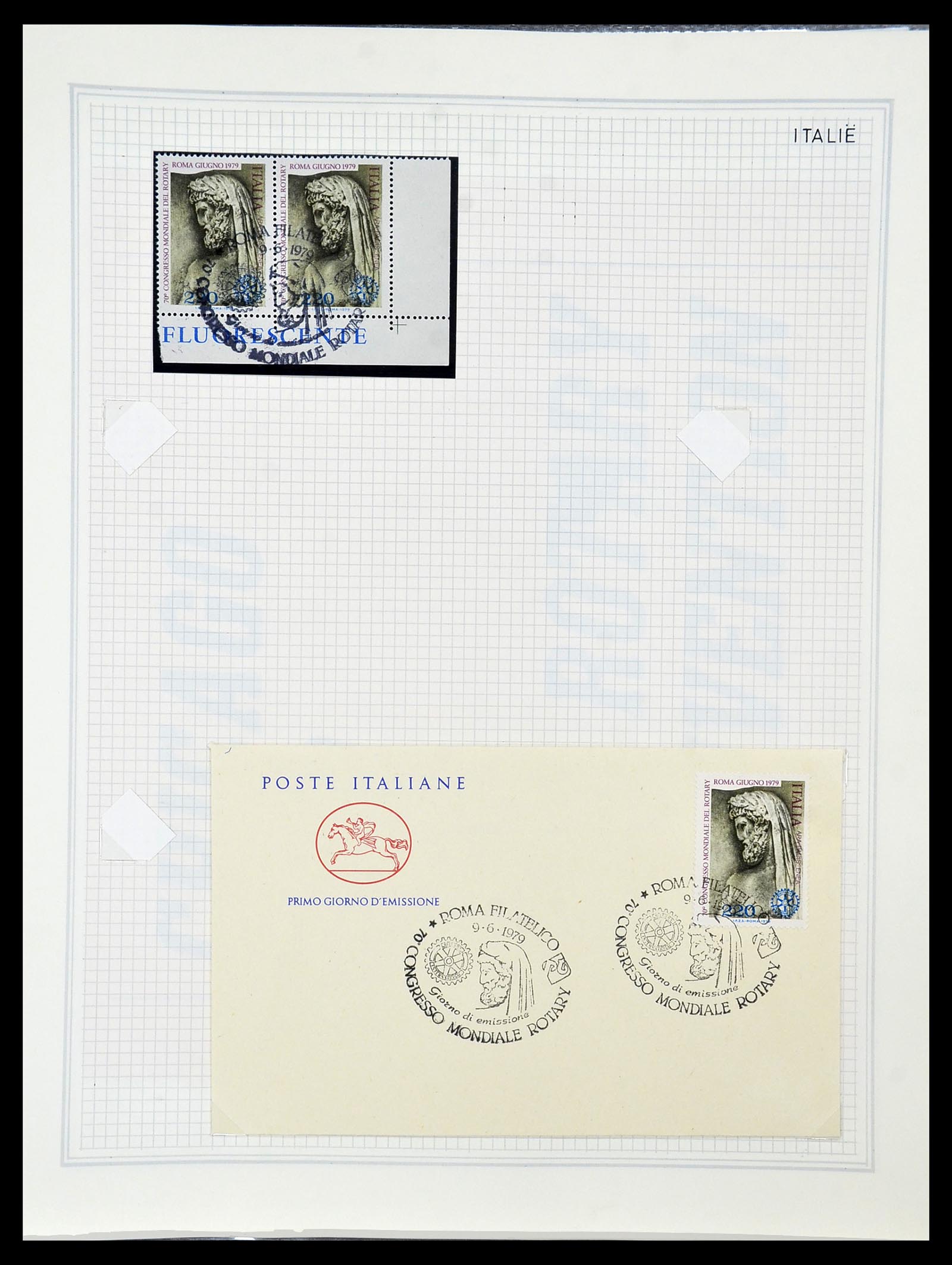 34499 052 - Postzegelverzameling 34499 Motief Rotary 1931-2011.
