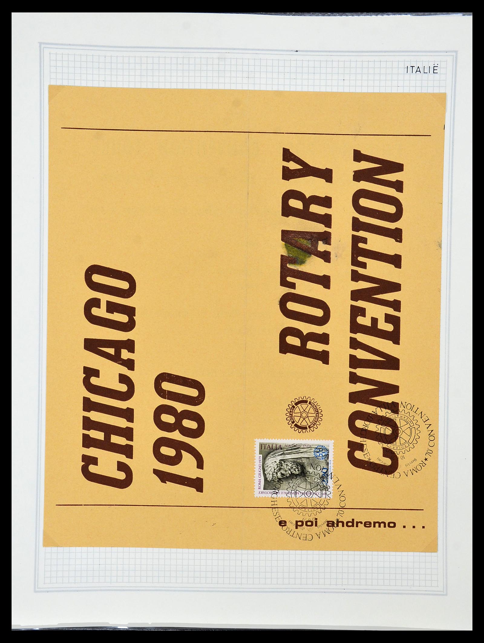 34499 053 - Postzegelverzameling 34499 Motief Rotary 1931-2011.