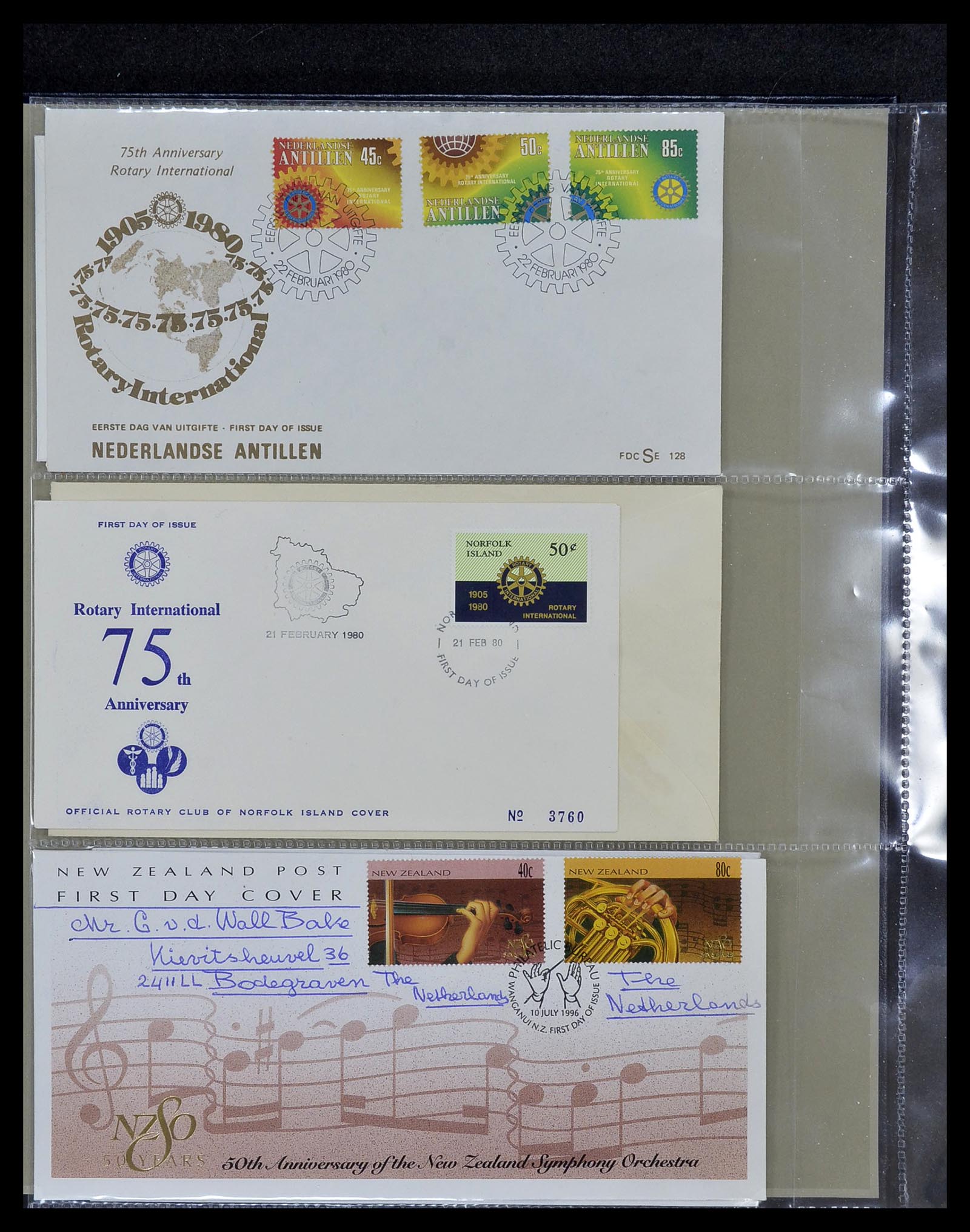 34499 061 - Postzegelverzameling 34499 Motief Rotary 1931-2011.
