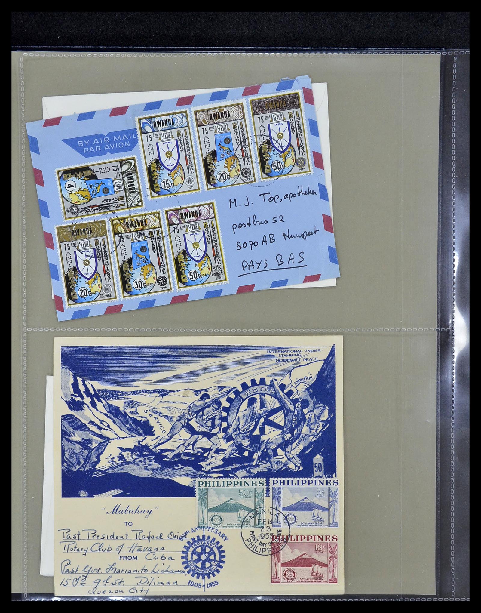 34499 065 - Postzegelverzameling 34499 Motief Rotary 1931-2011.